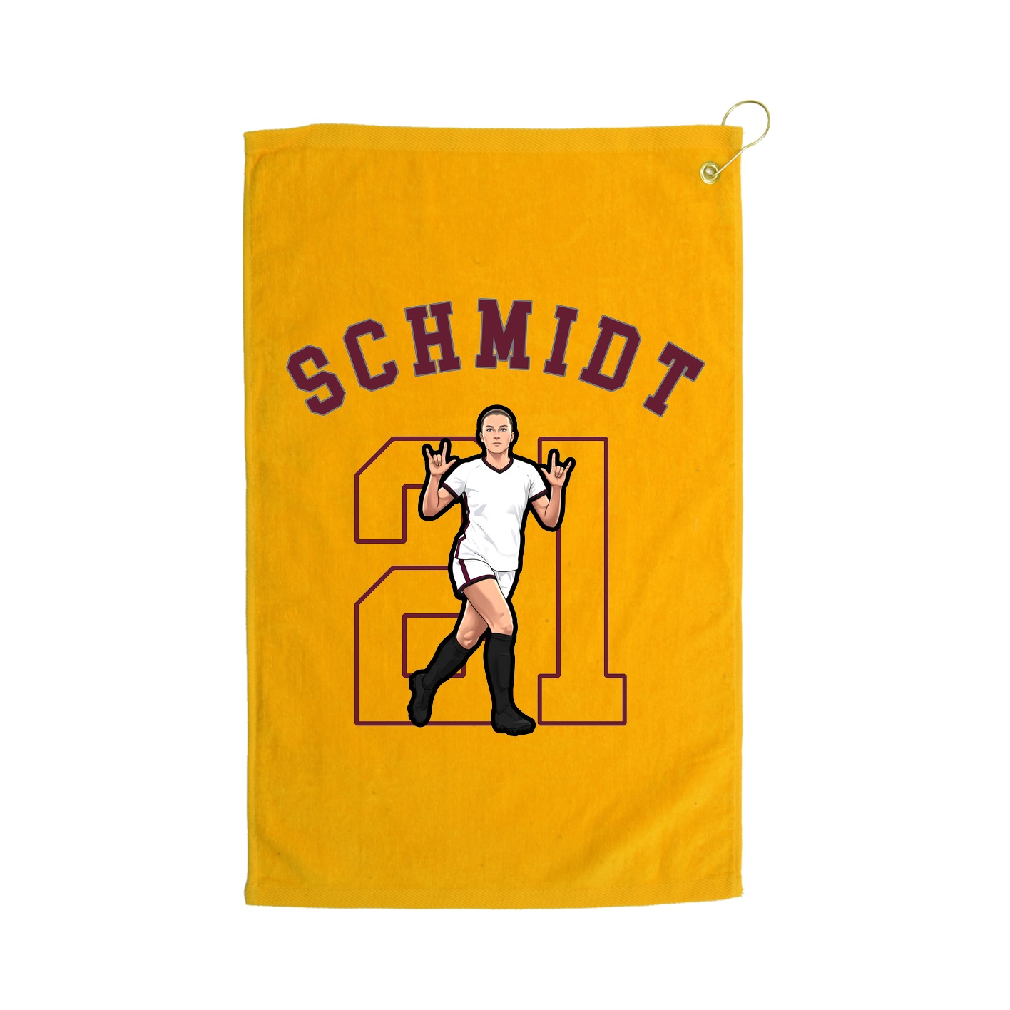 Golf Towel — Shirsey Arch in Gold