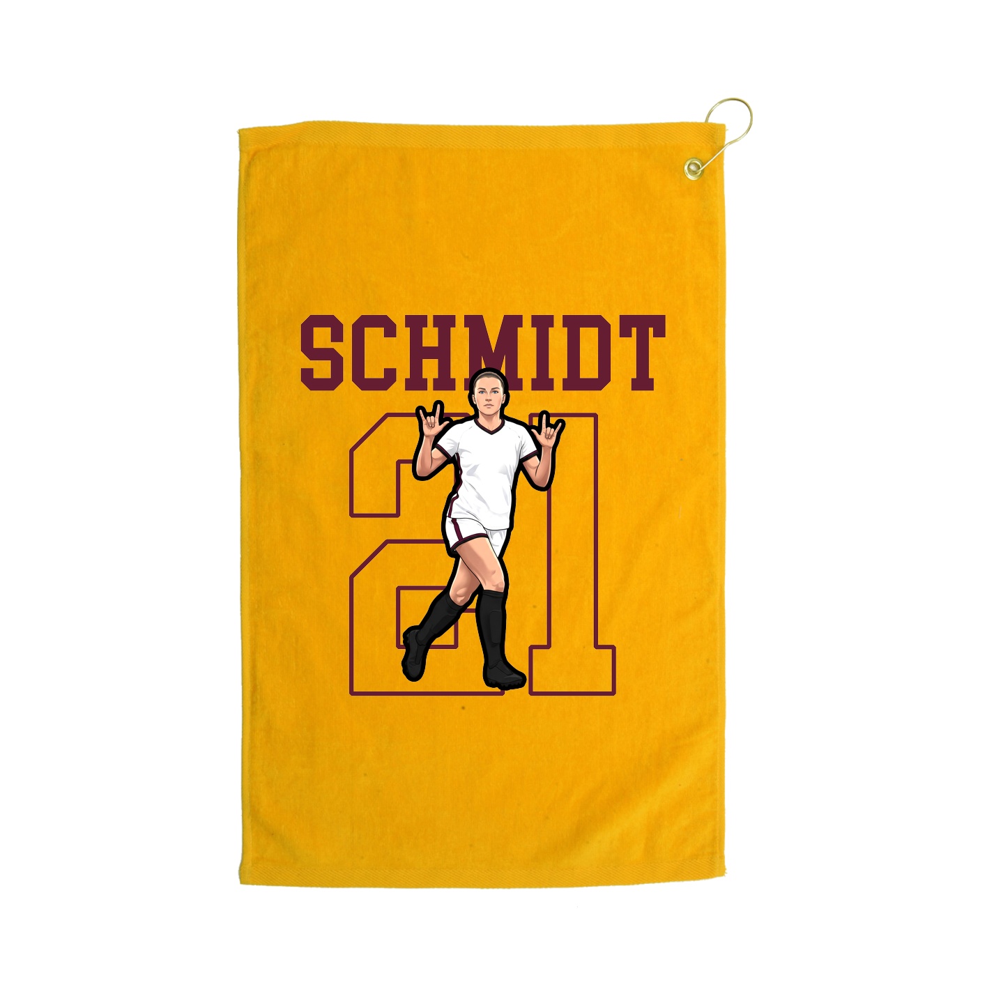Golf Towel — Shirsey in Gold