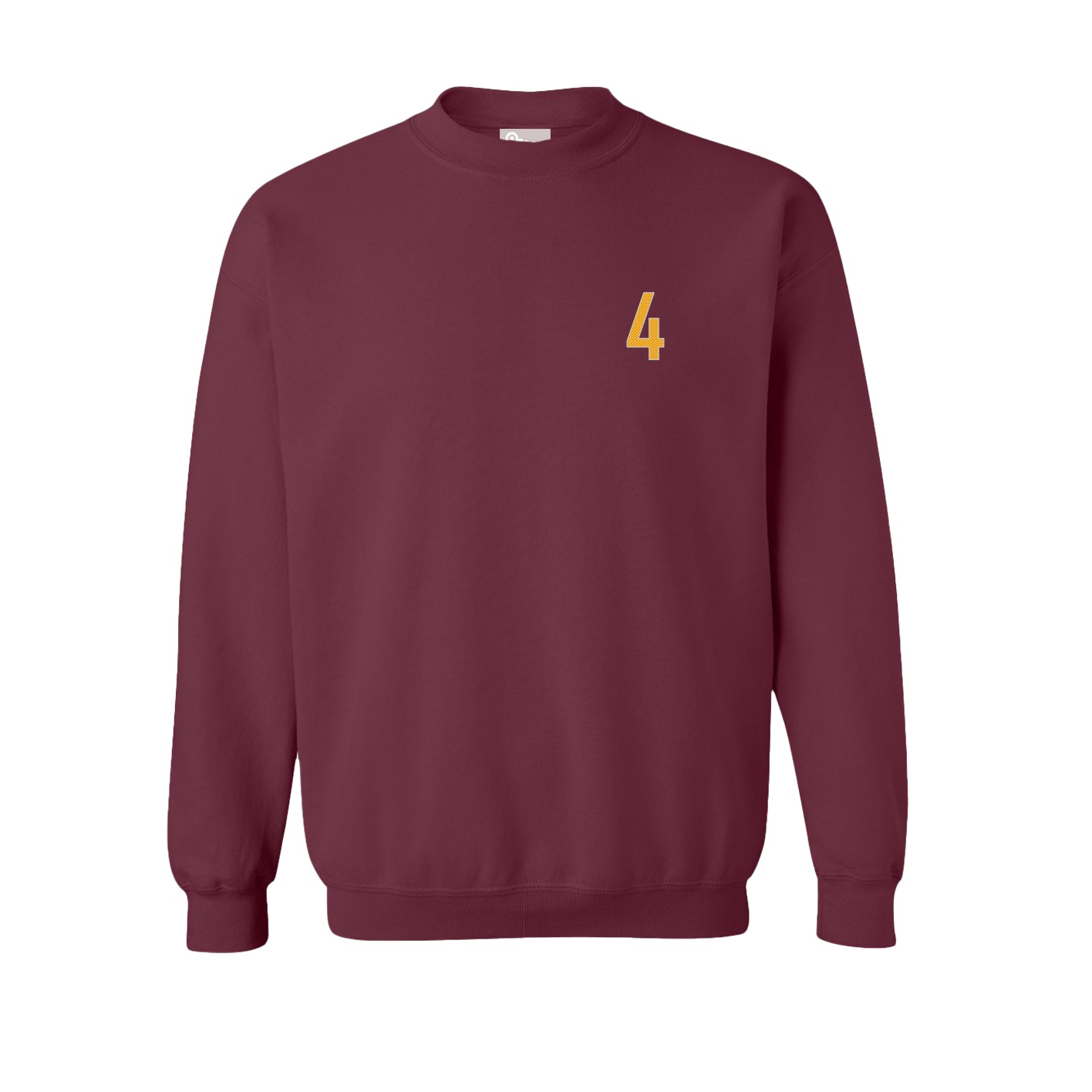 Fleece Crew — Front Shirsy in Maroon