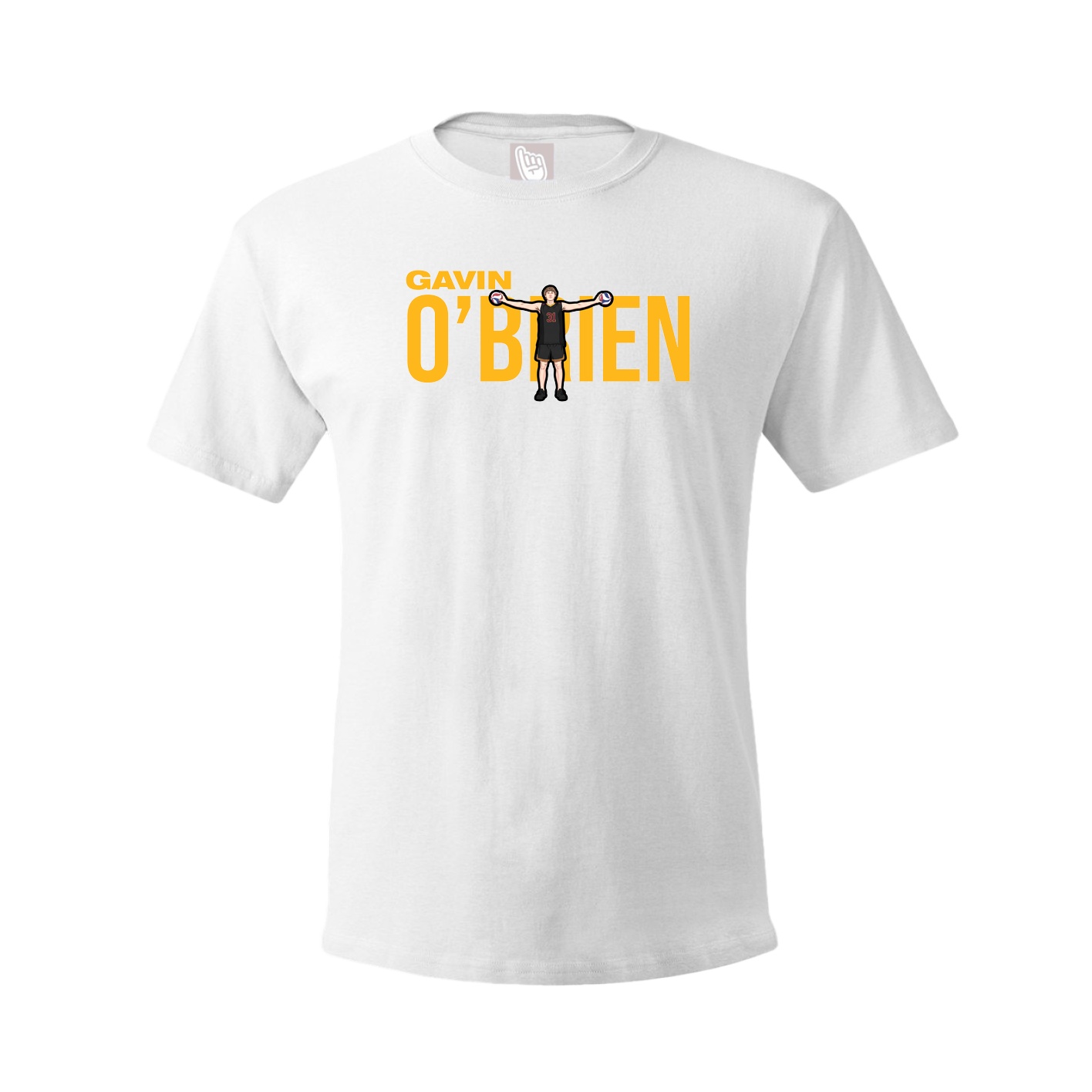 Youth Tee — Player Name in White