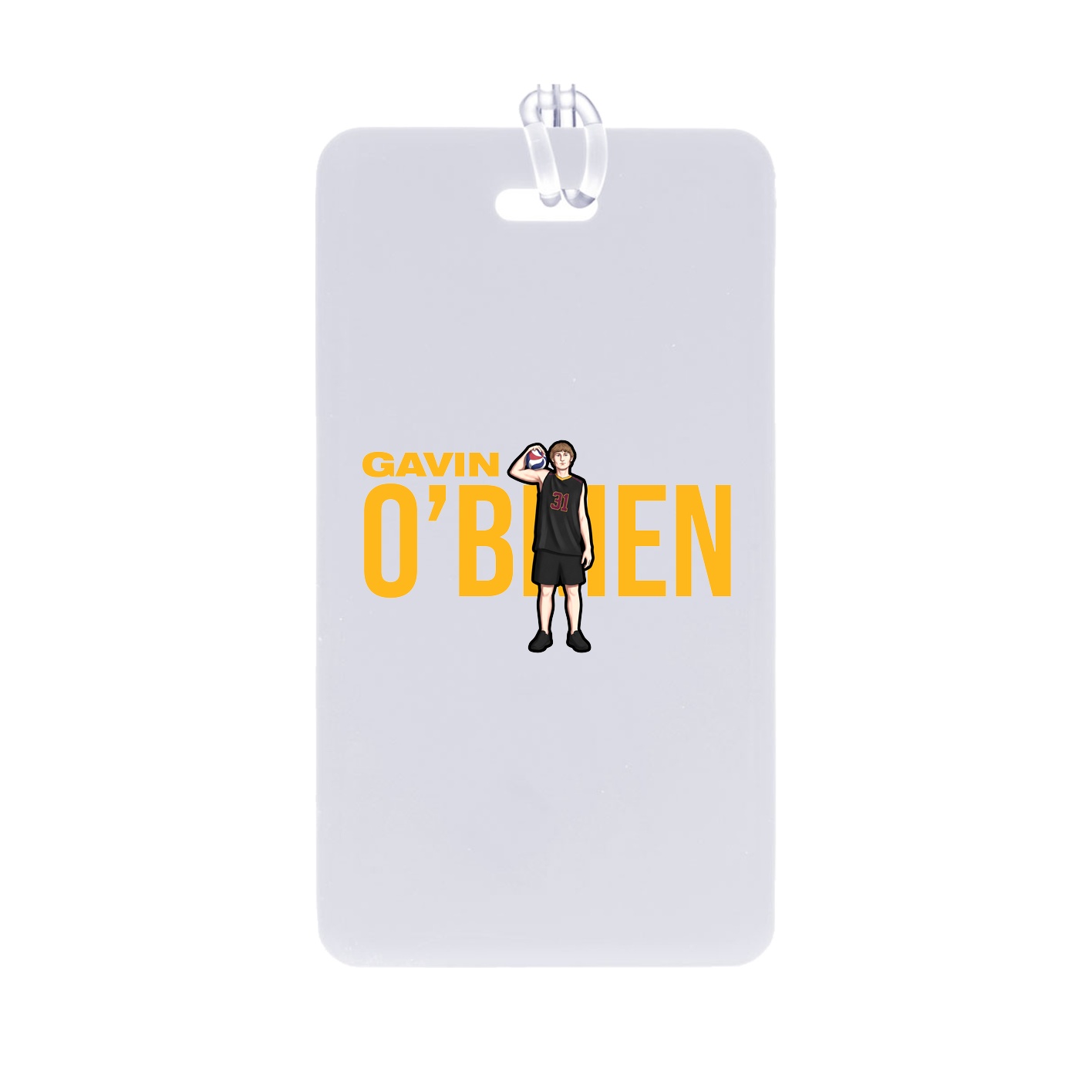Bag Tag — Player Name in Classic