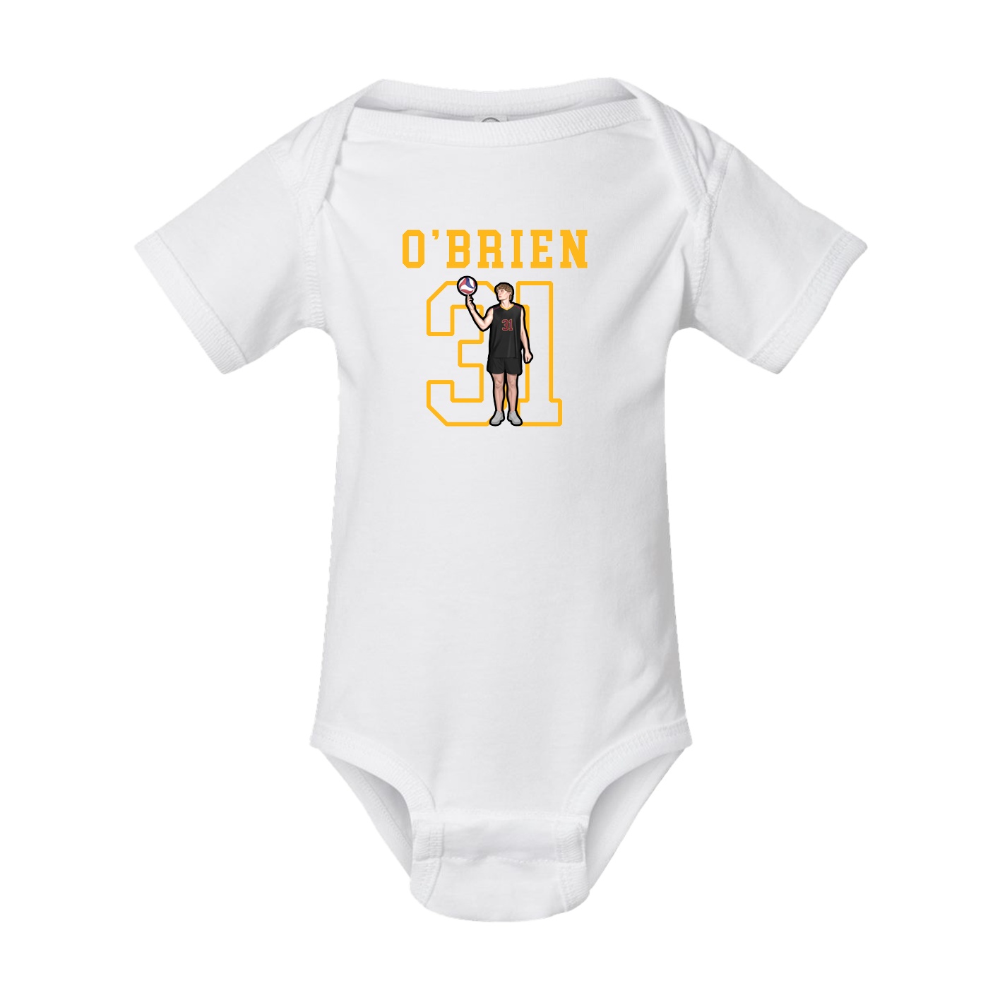 Baby Onesie — Shirsey in White