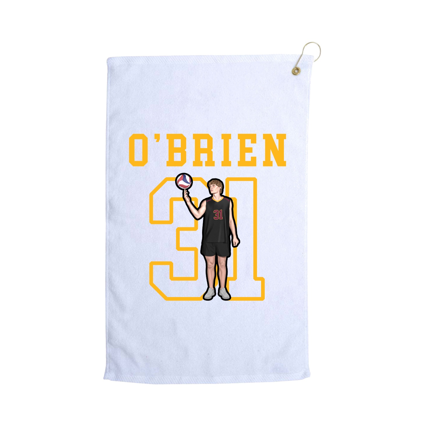 Golf Towel — Shirsey in White