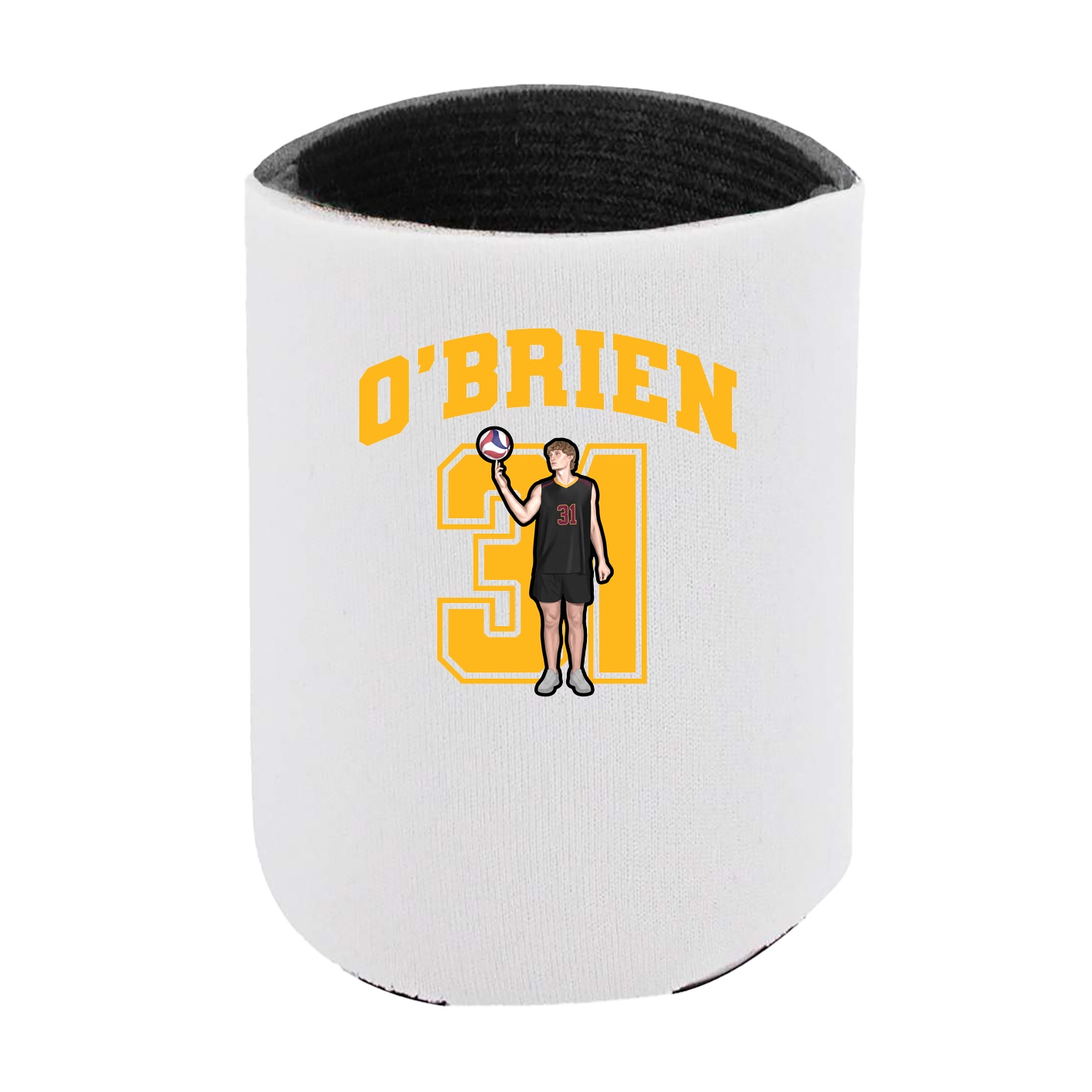 Can Holder — Number in White