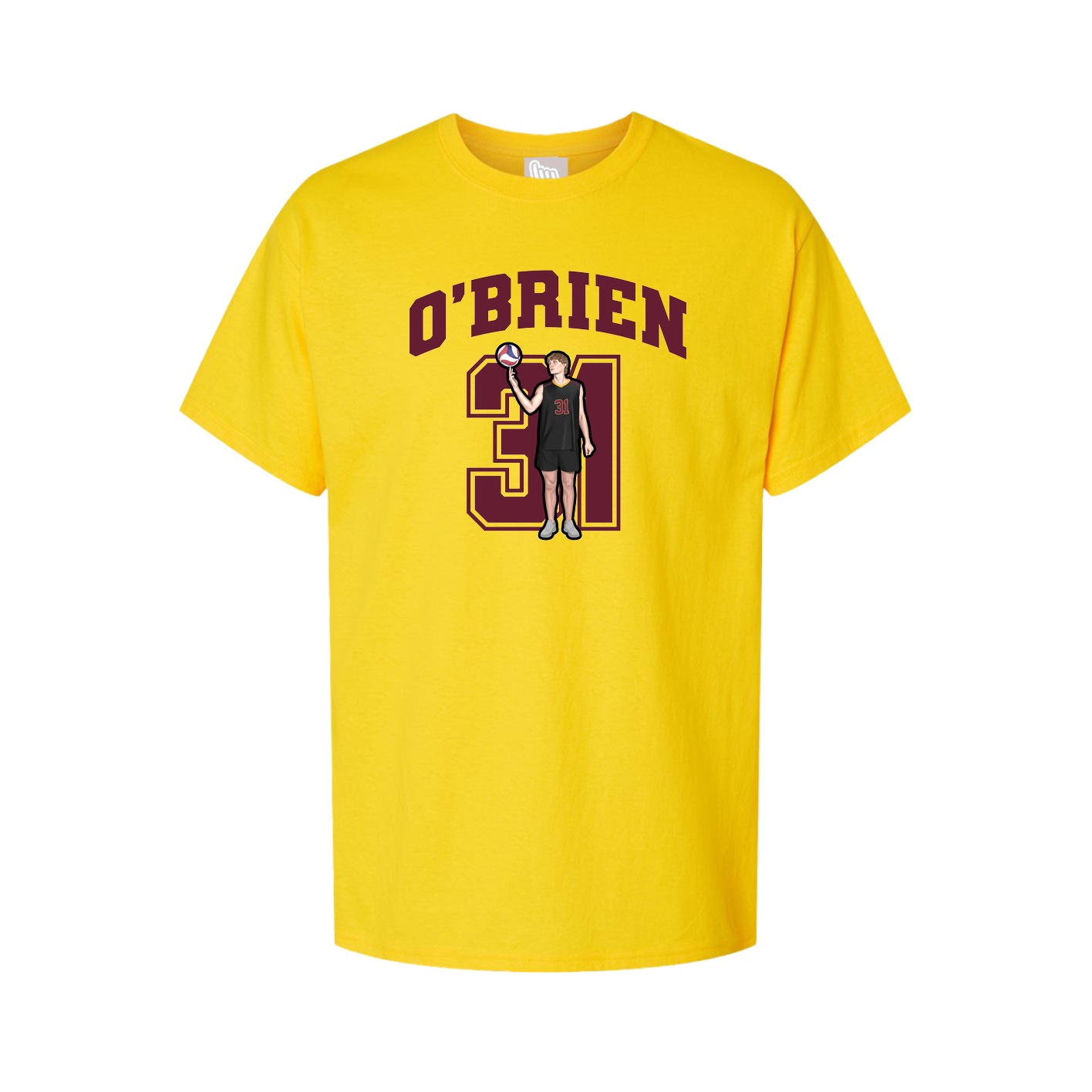 Tee — Number in Gold
