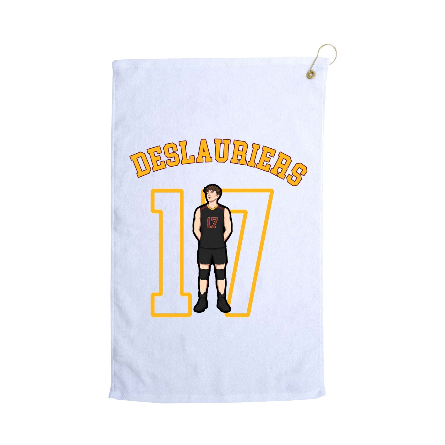 Golf Towel — Shirsey Arch in White