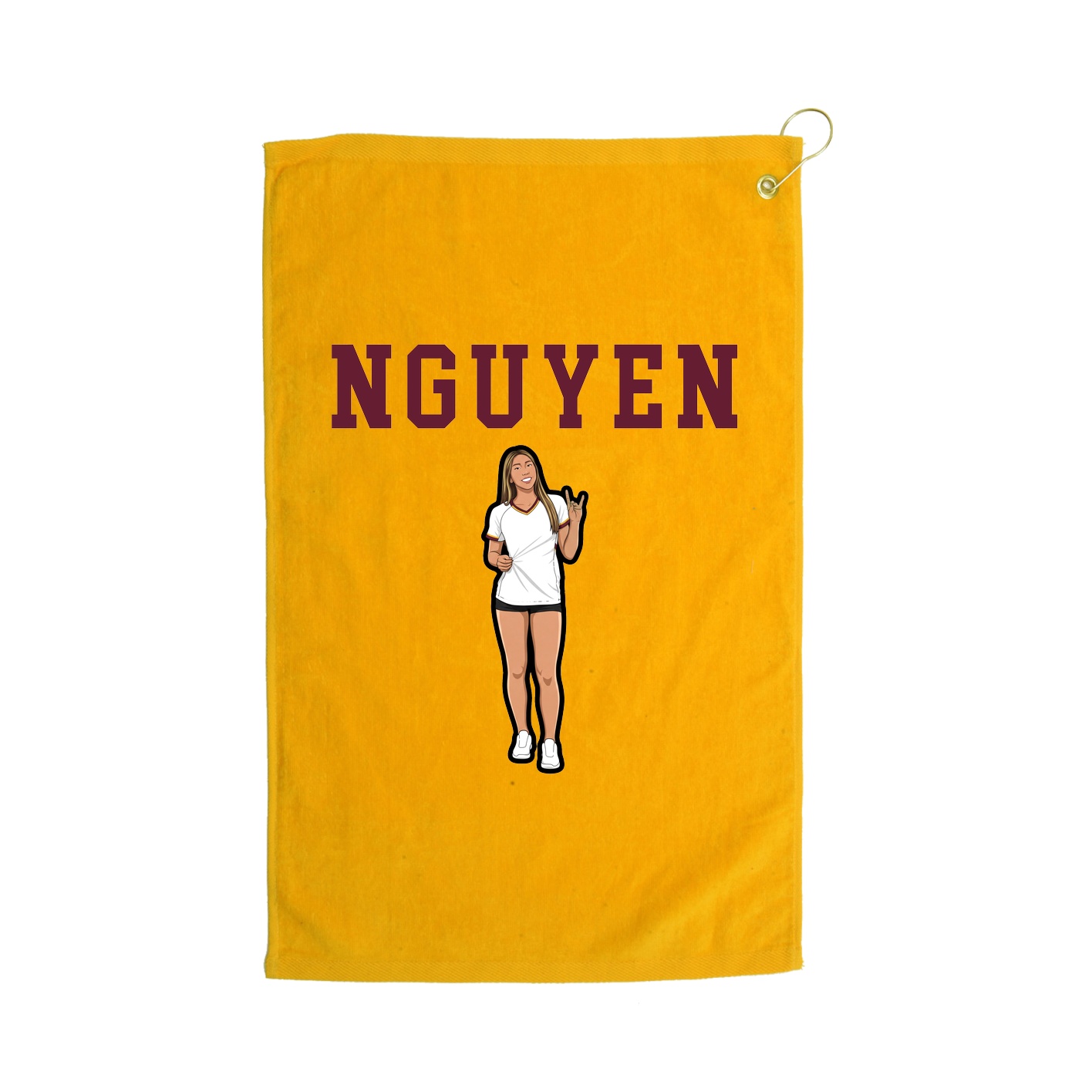 Golf Towel — Shirsey in Gold