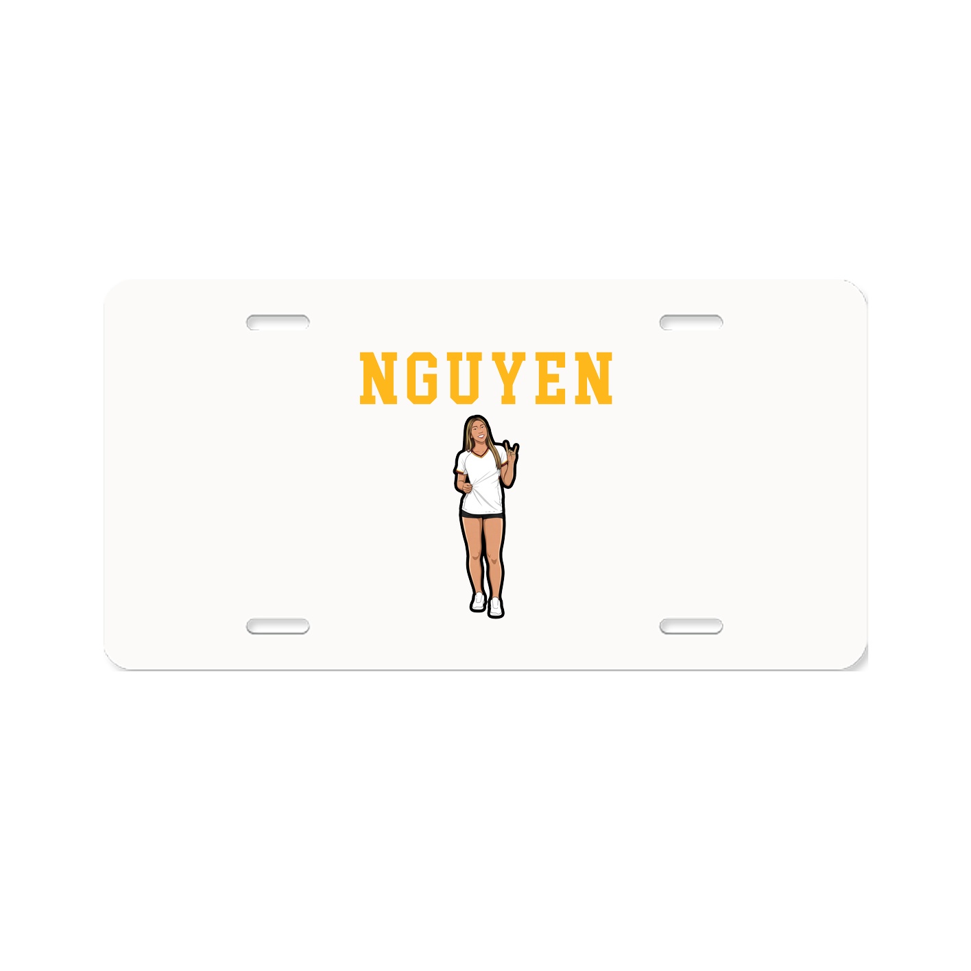 License Plate — Shirsey in Classic