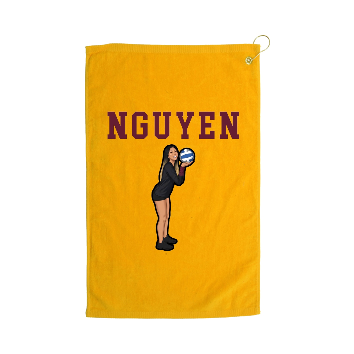 Golf Towel — Shirsey in Gold