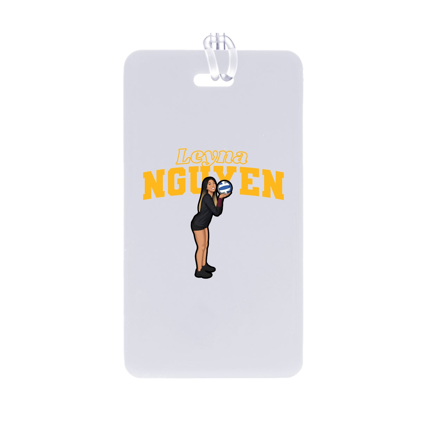 Bag Tag — Name Arch in Classic