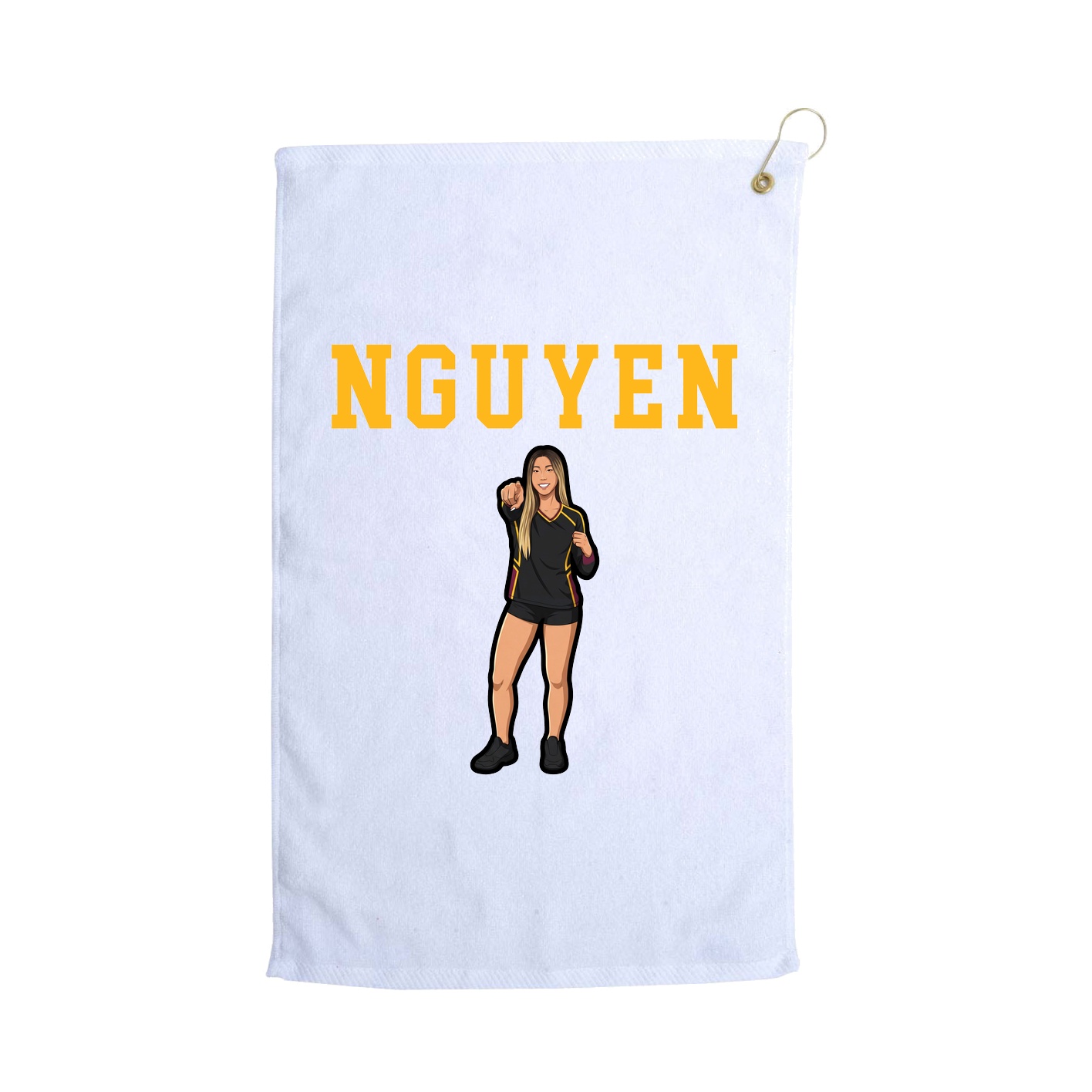 Golf Towel — Shirsey in White