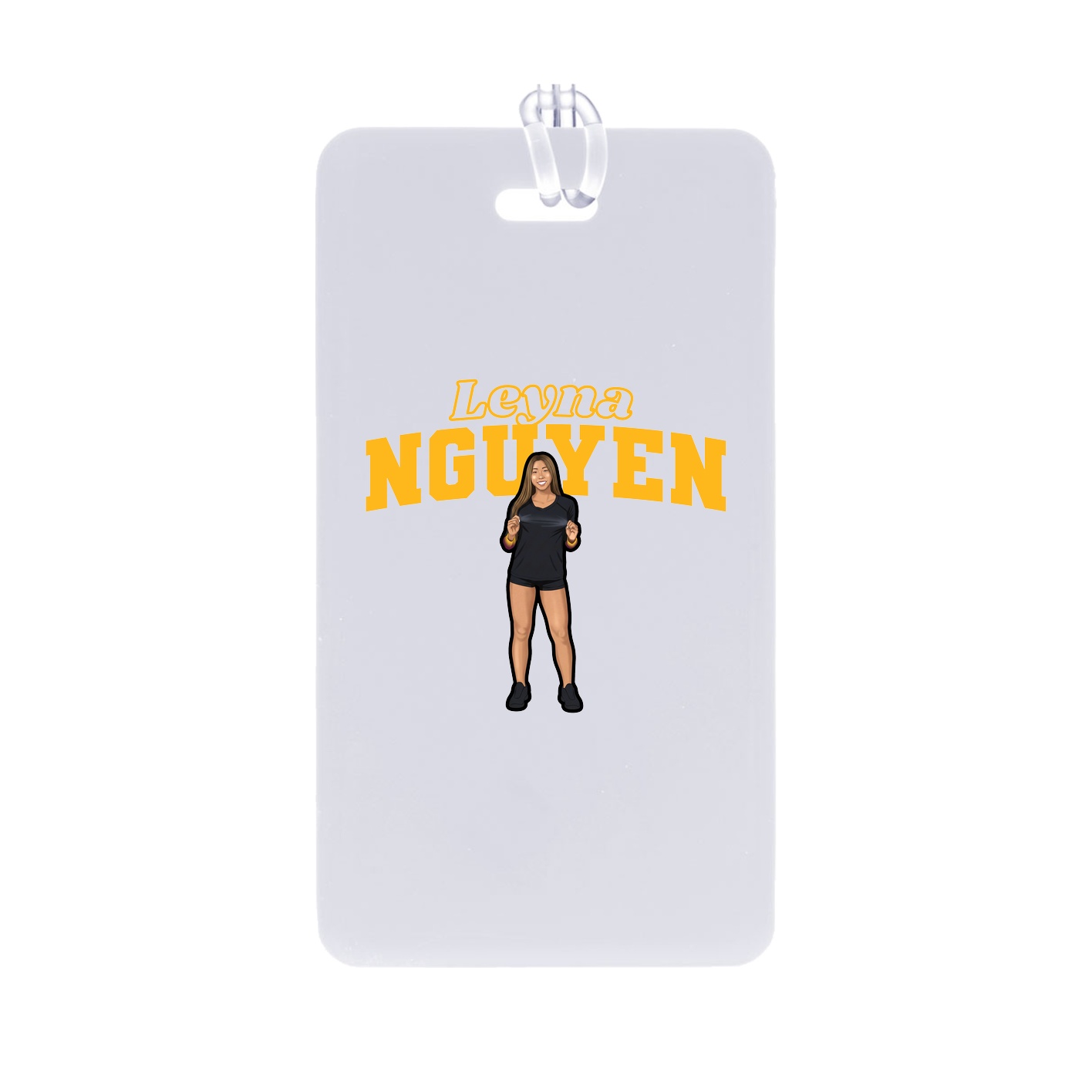 Bag Tag — Name Arch in Classic