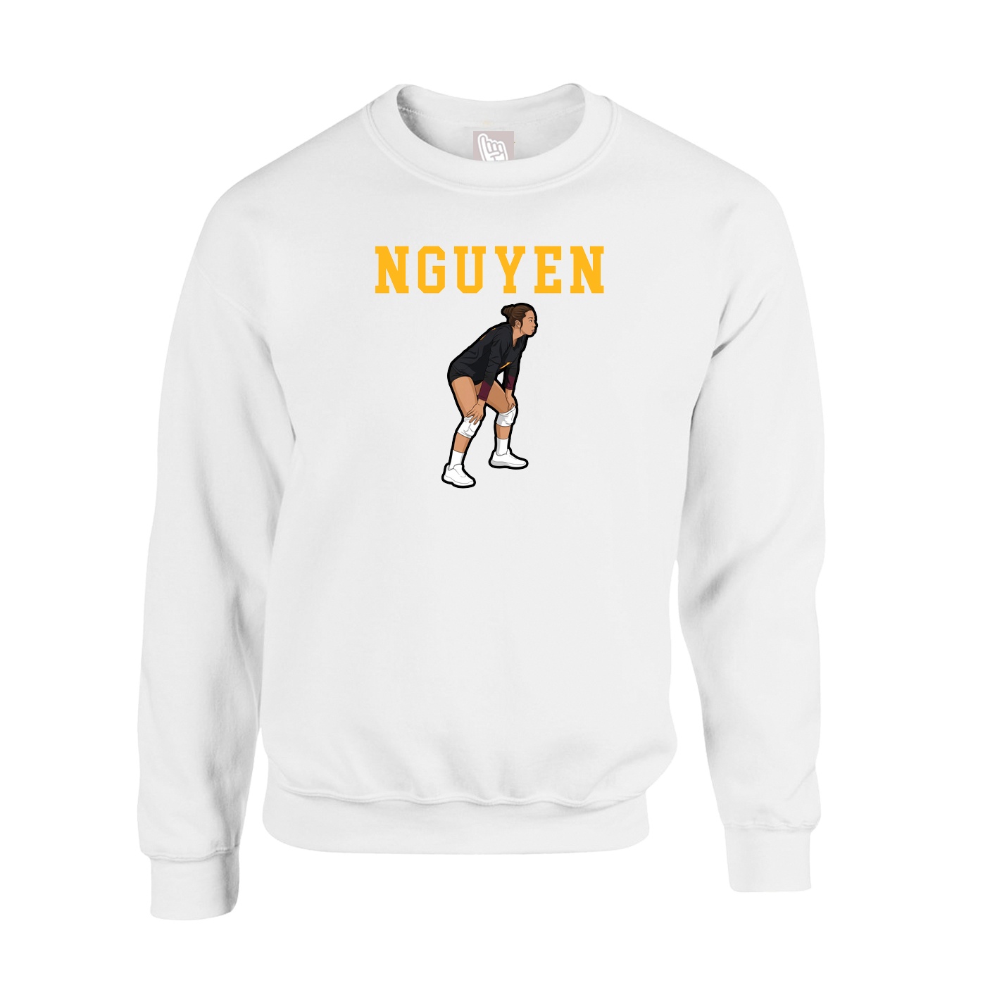 Fleece Crew — Shirsey in White