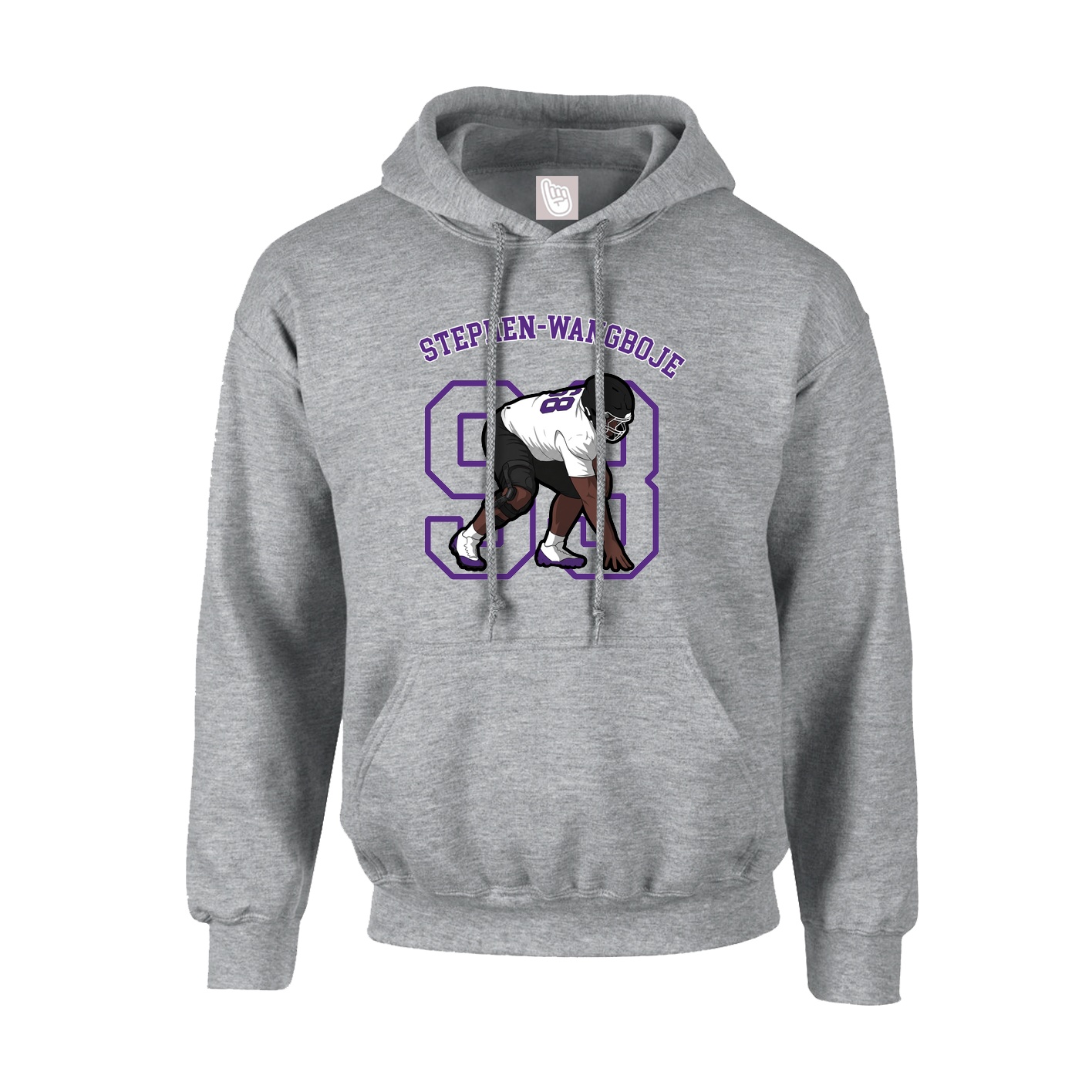 Youth Hoodie — Shirsey Arch in Grey