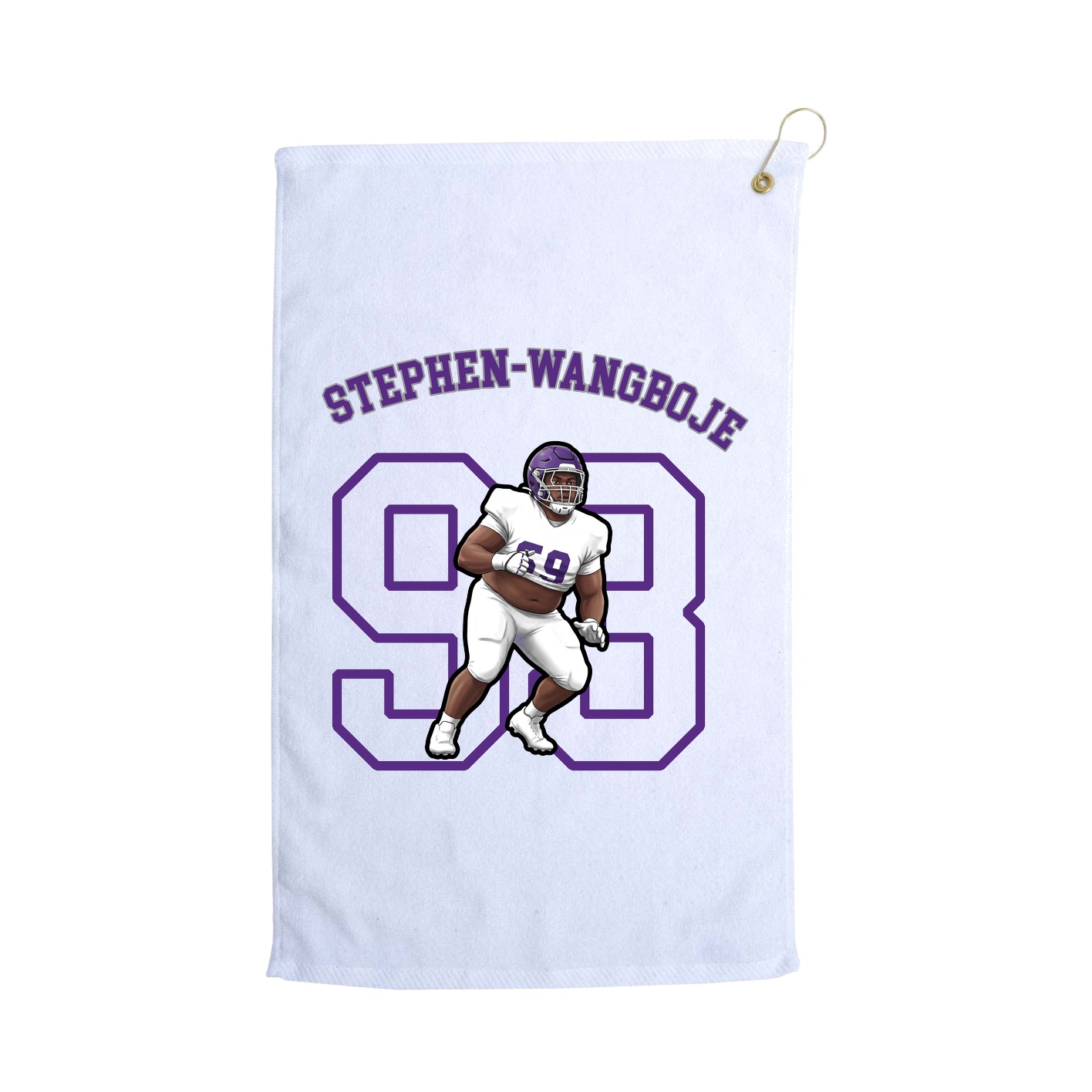 Golf Towel — Shirsey Arch in White