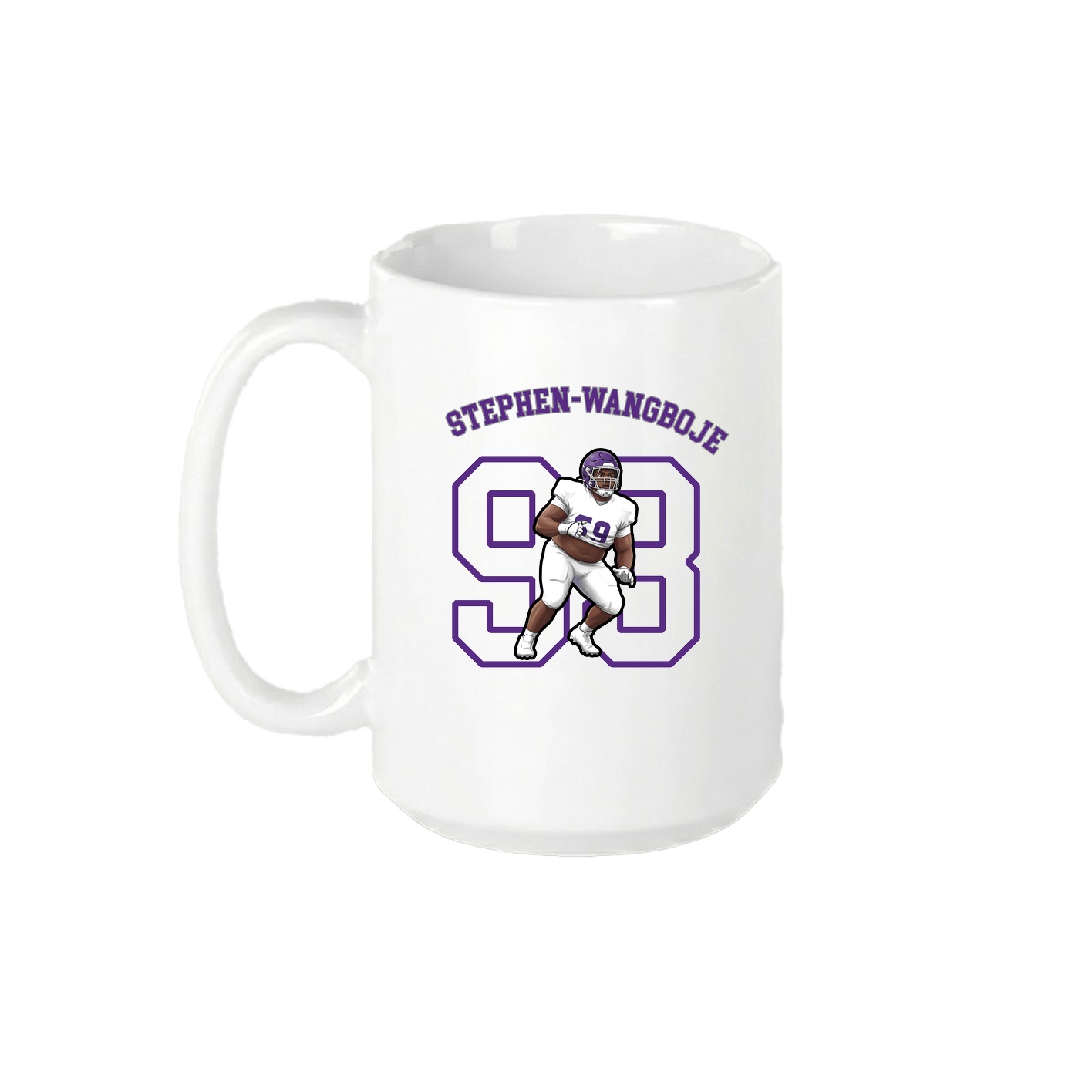 15oz Coffee Mug — Shirsey Arch in White