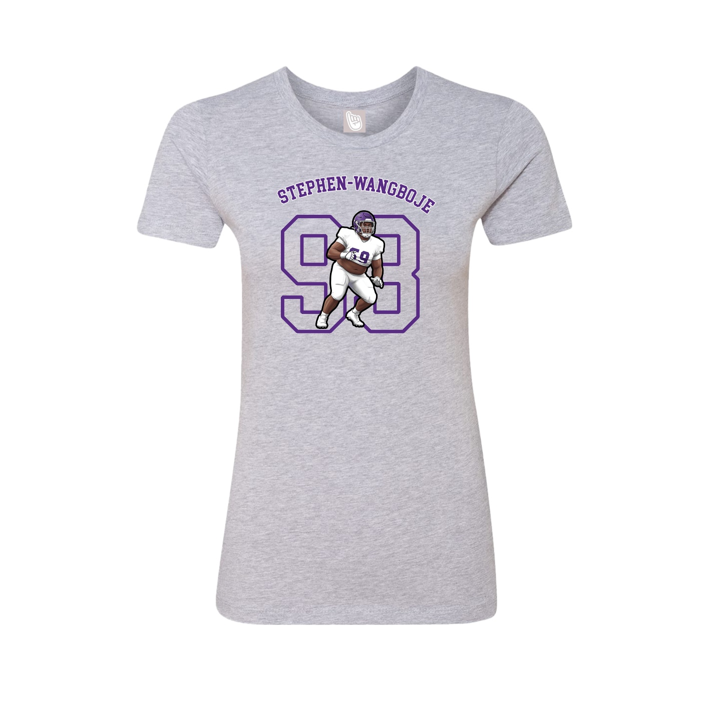 Fitted Women's Tee — Shirsey Arch in Grey