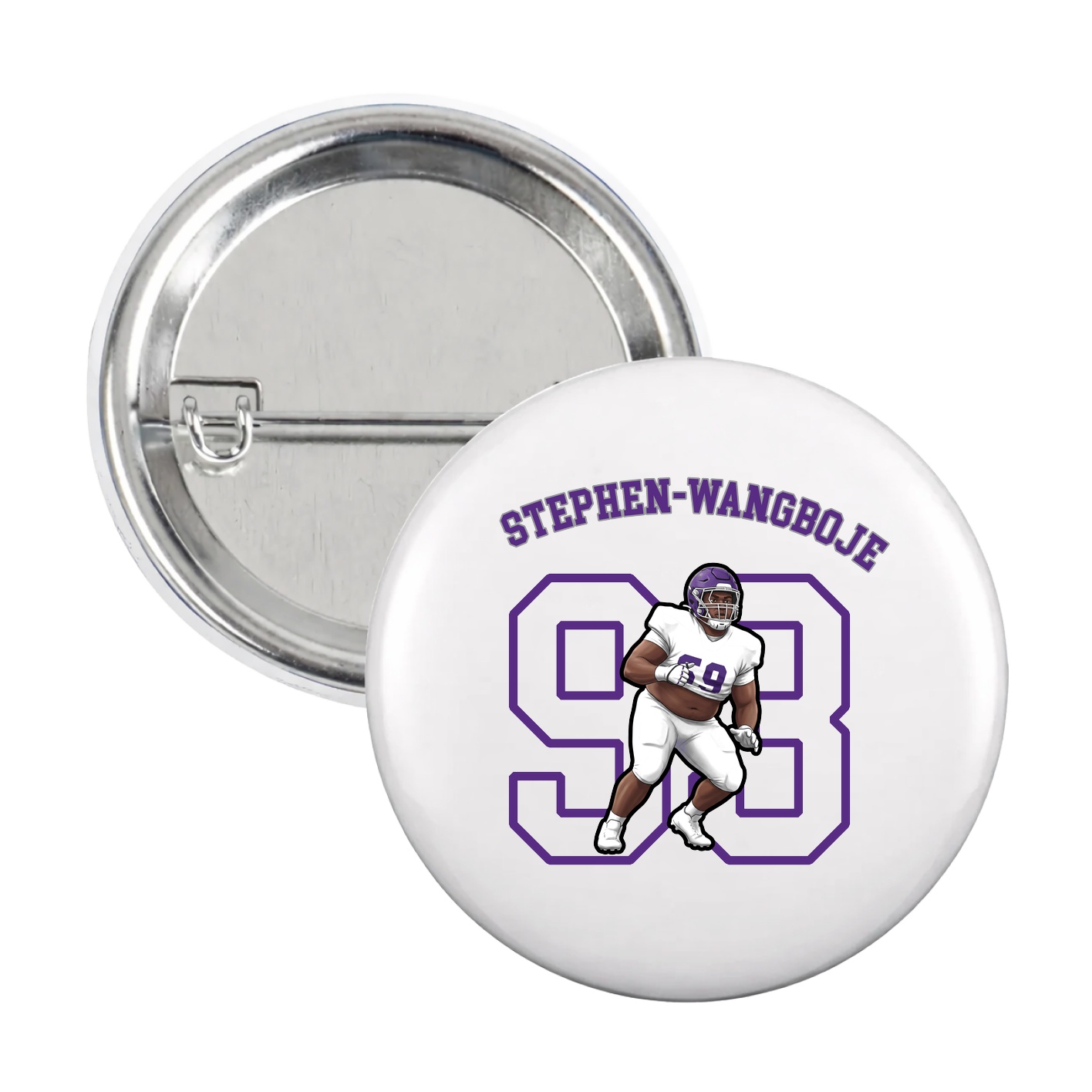 Game Day Button — Shirsey Arch in White