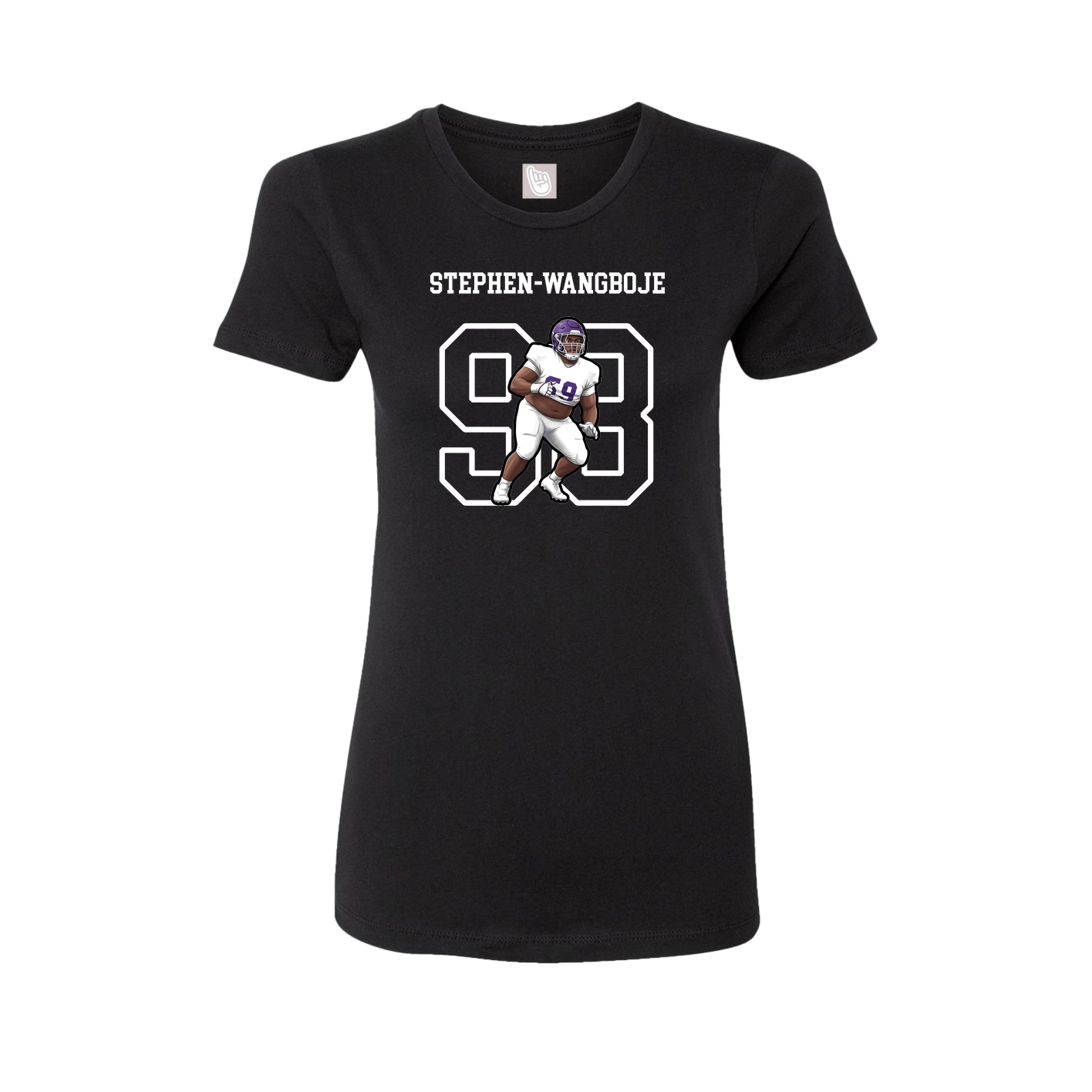 Fitted Women's Tee — Shirsey in Black