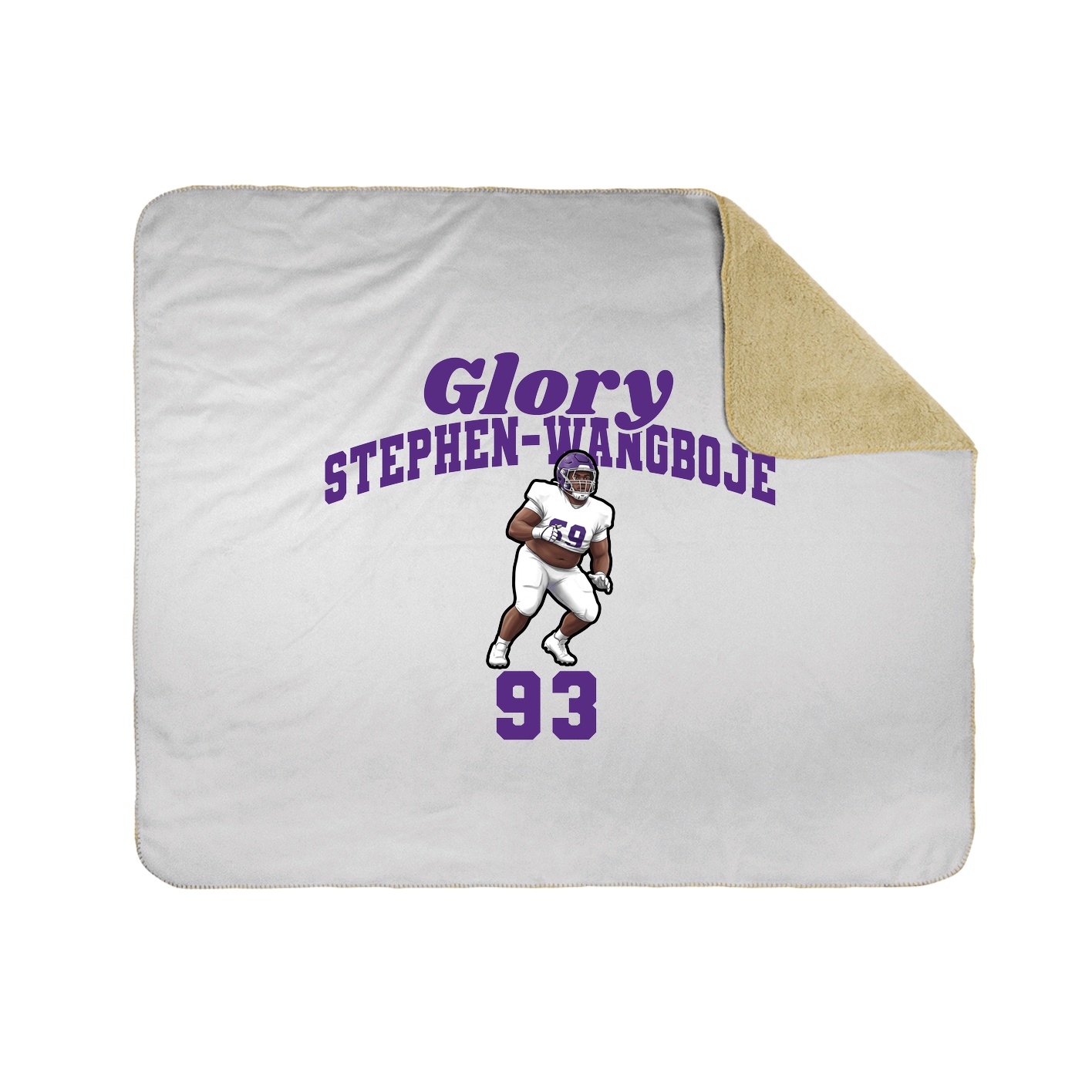 Throw Blanket — Signature Arch in White