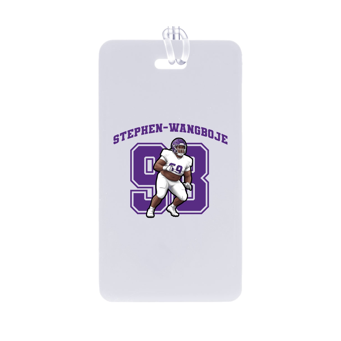 Bag Tag — Number in Classic