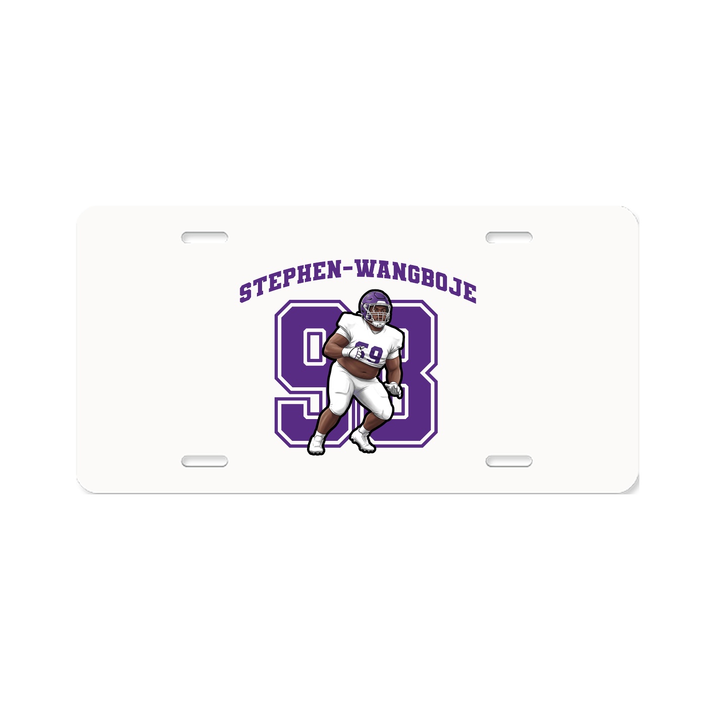 License Plate — Number in Classic