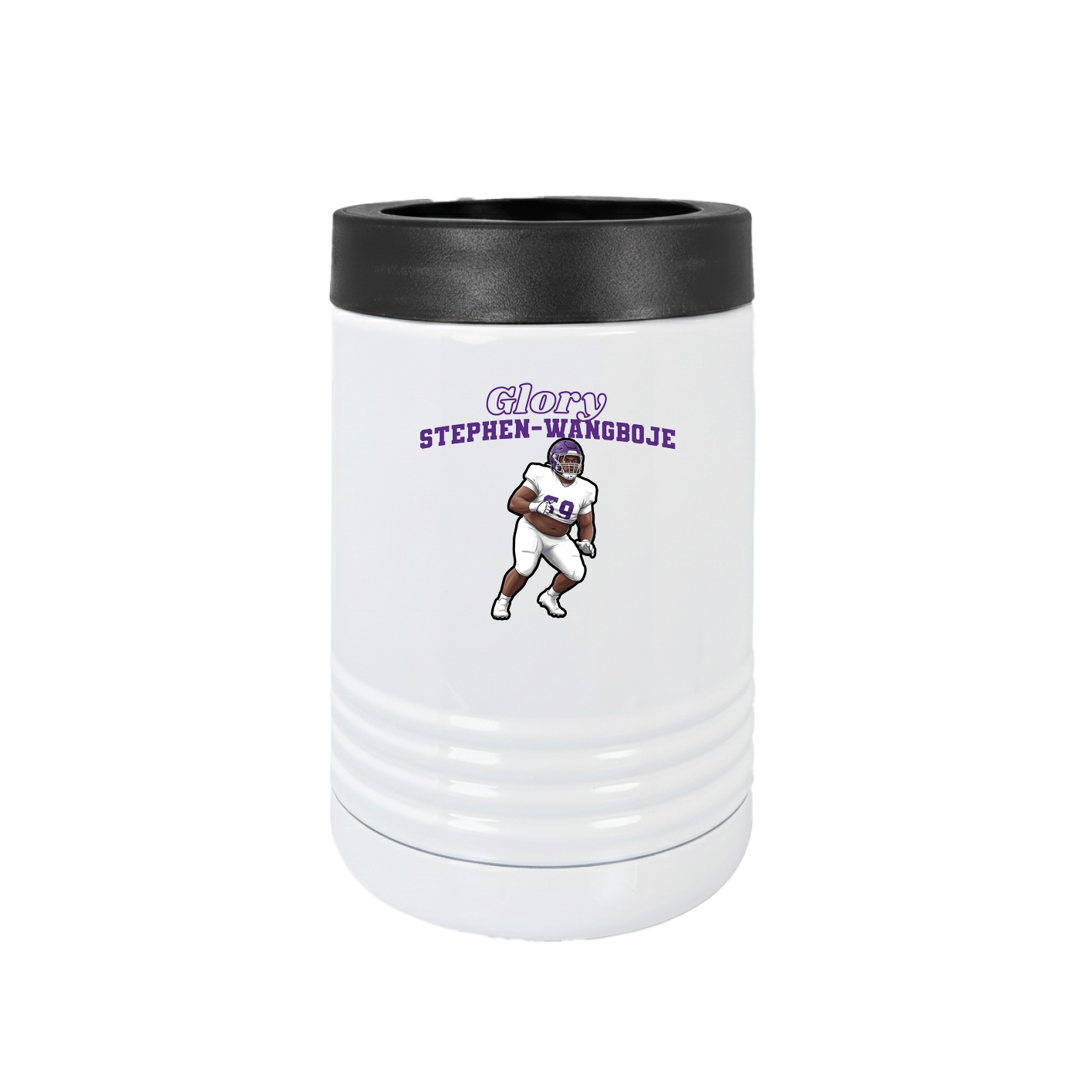 Beverage Holder — Name Arch in White