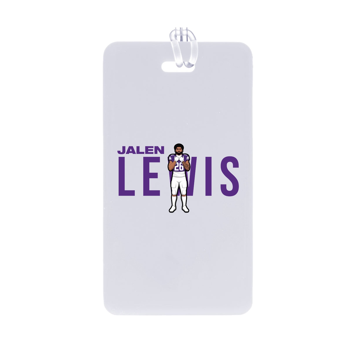 Bag Tag — Player Name in Classic