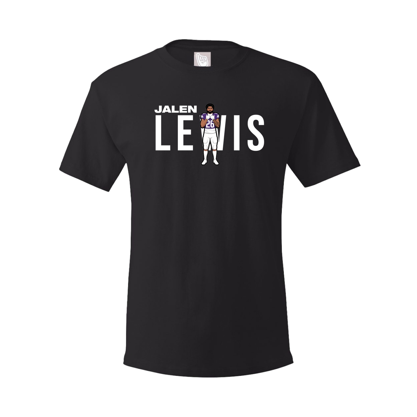 Youth Tee — Player Name in Black
