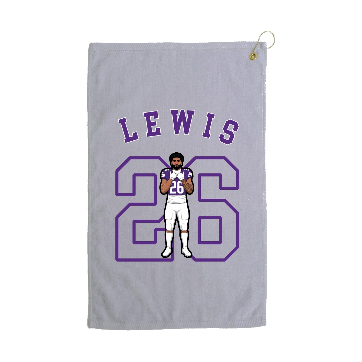Golf Towel — Shirsey Arch in Grey
