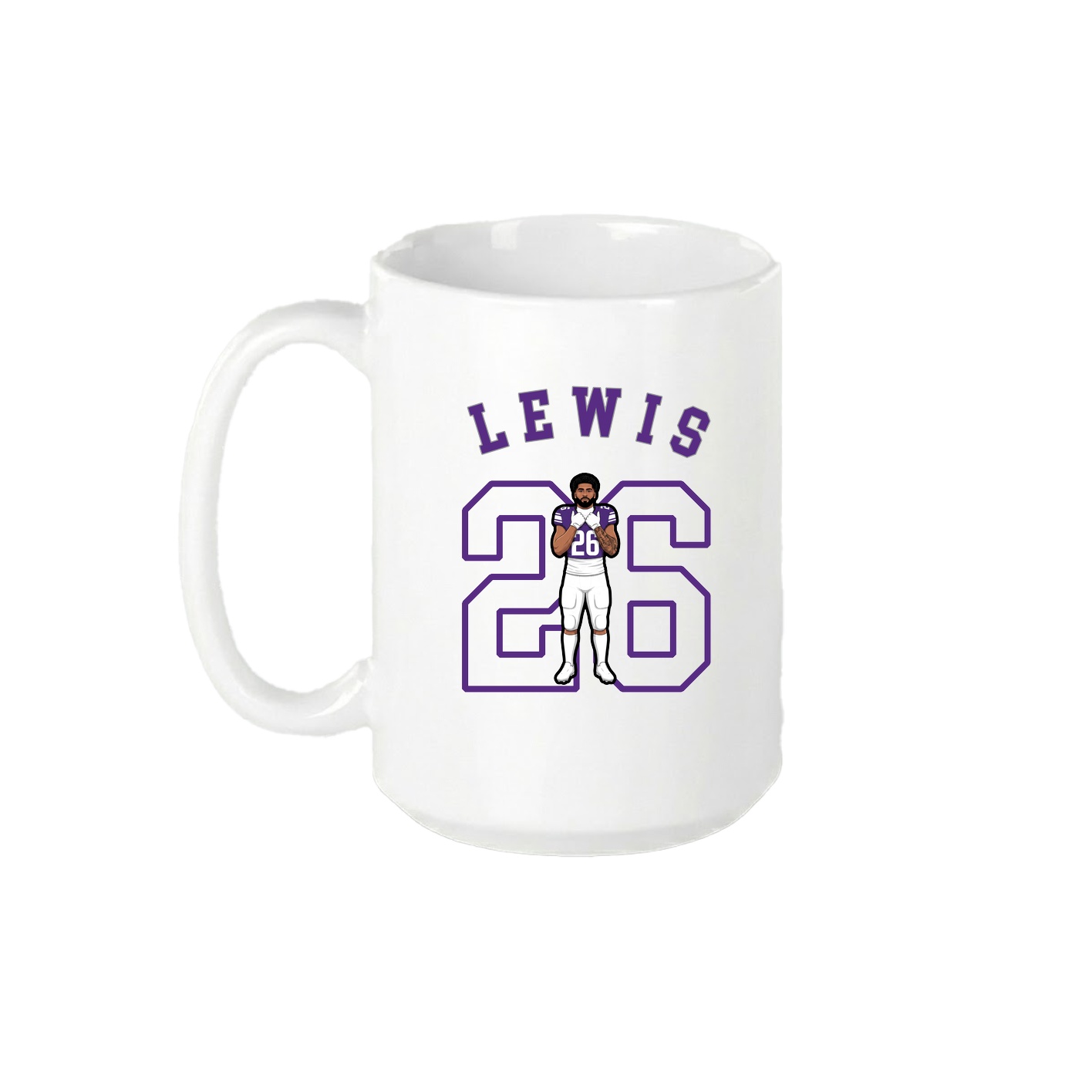 15oz Coffee Mug — Shirsey Arch in White