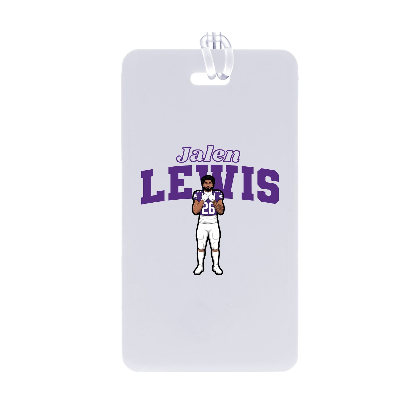 Bag Tag — Name Arch in Classic