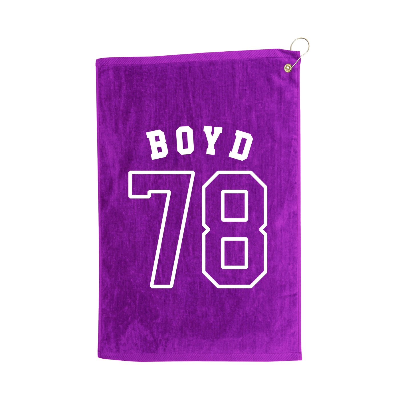 Golf Towel — Shirsey Arch in Purple