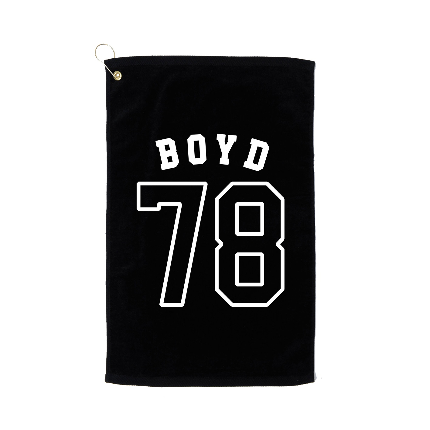 Golf Towel — Shirsey Arch in Black