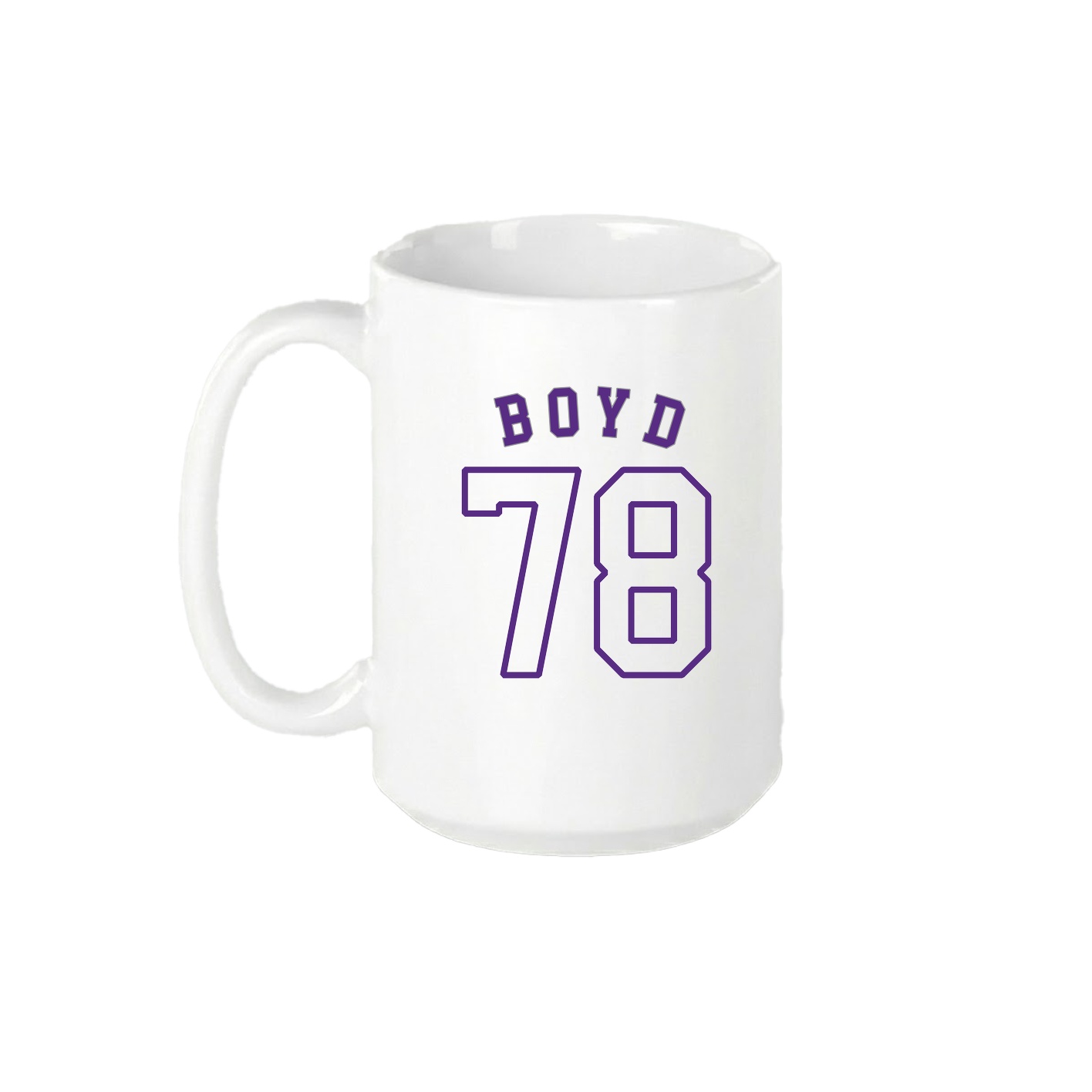 15oz Coffee Mug — Shirsey Arch in White