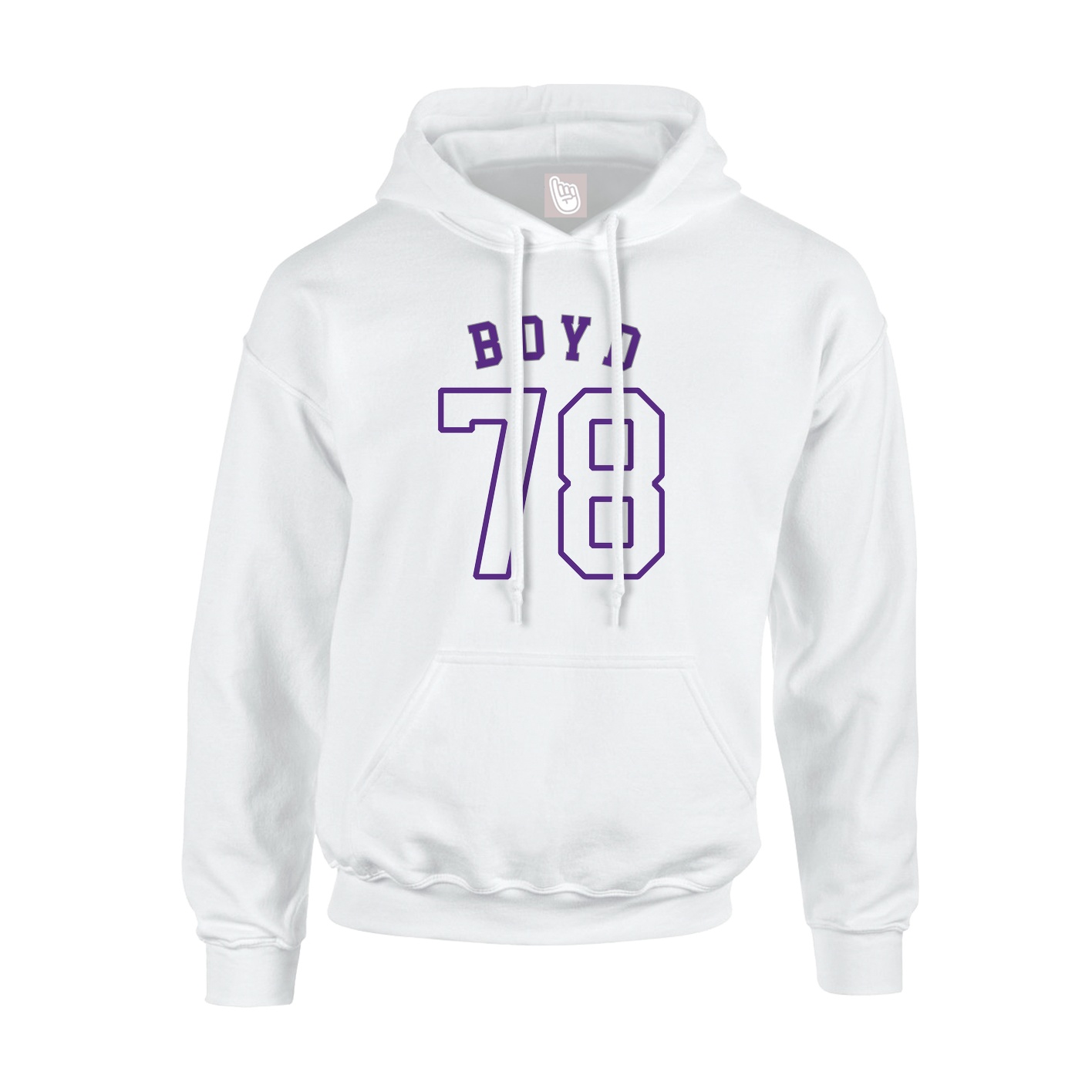 Hoodie — Shirsey Arch in White