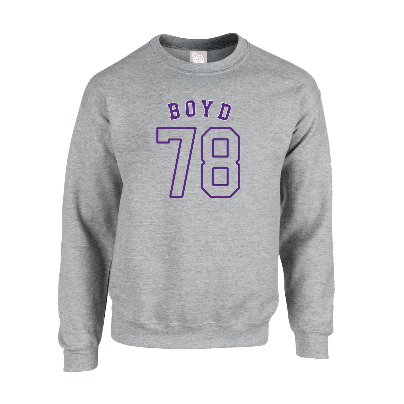 Fleece Crew — Shirsey Arch in Grey