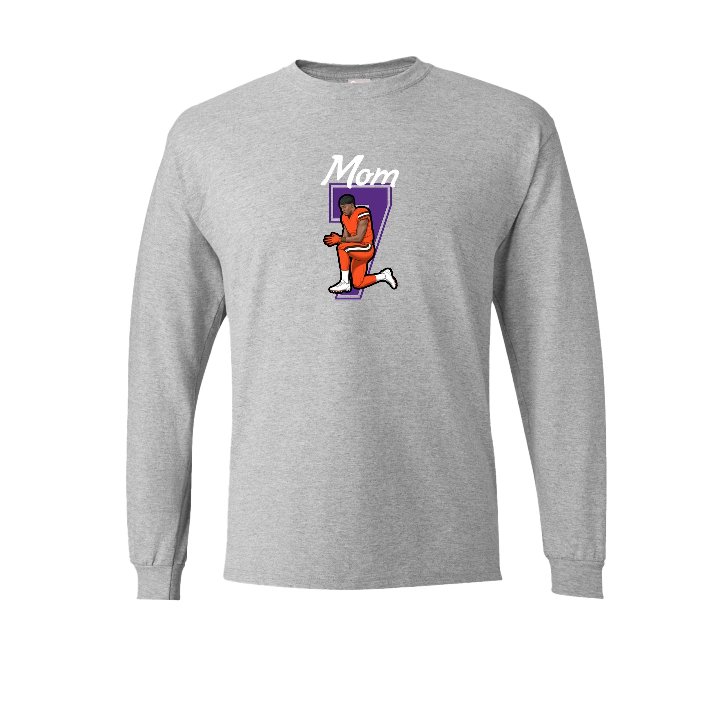Long Sleeve Tee — Mothers Day Shirsey in Grey