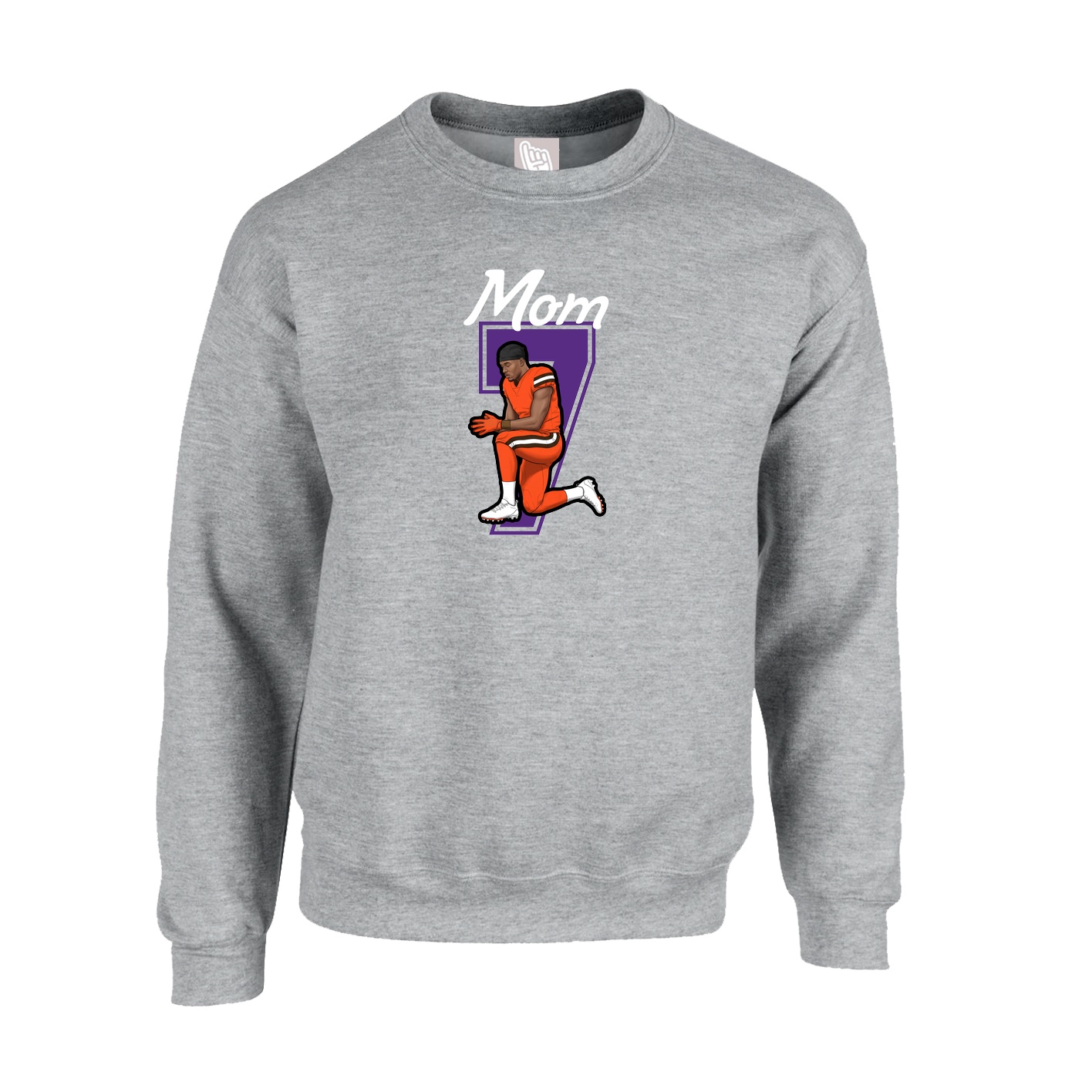 Fleece Crew — Mothers Day Shirsey in Grey