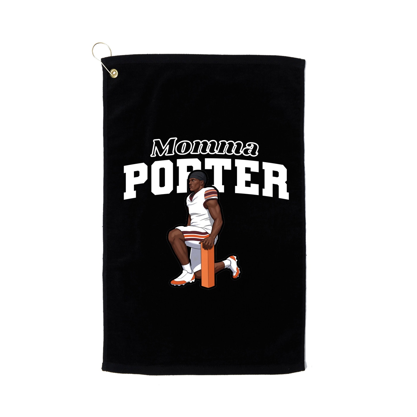 Golf Towel — Mothers Day Block in Black