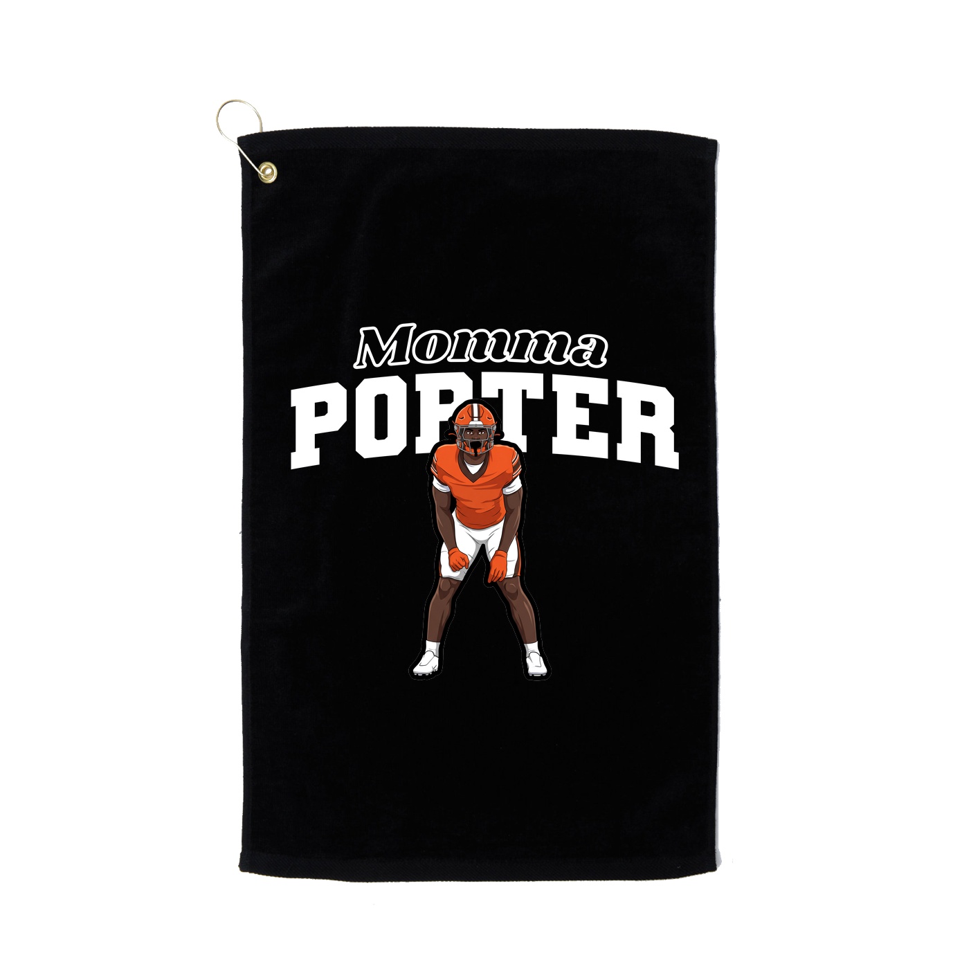 Golf Towel — Mothers Day Block in Black