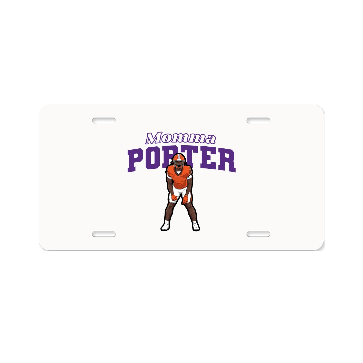 License Plate — Mothers Day Block in Classic