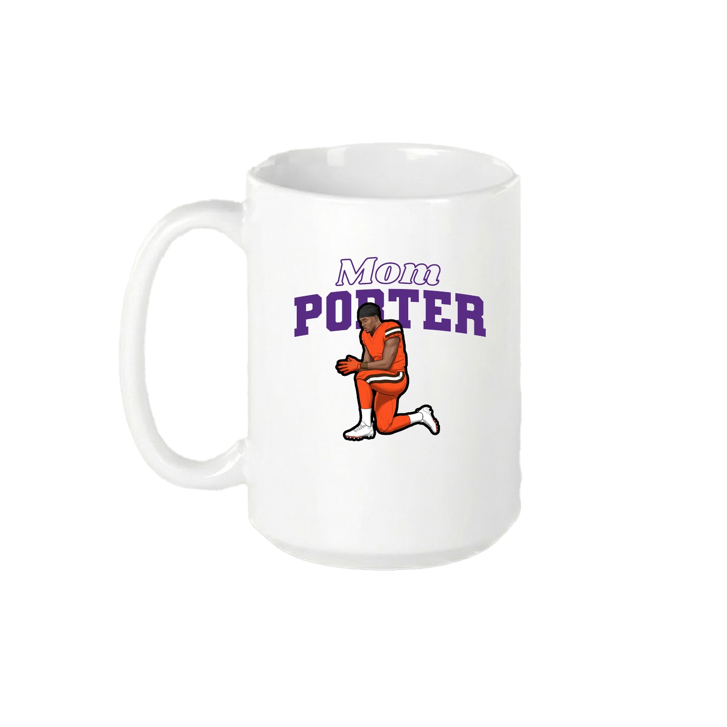 15oz Coffee Mug — Mothers Day Block in White