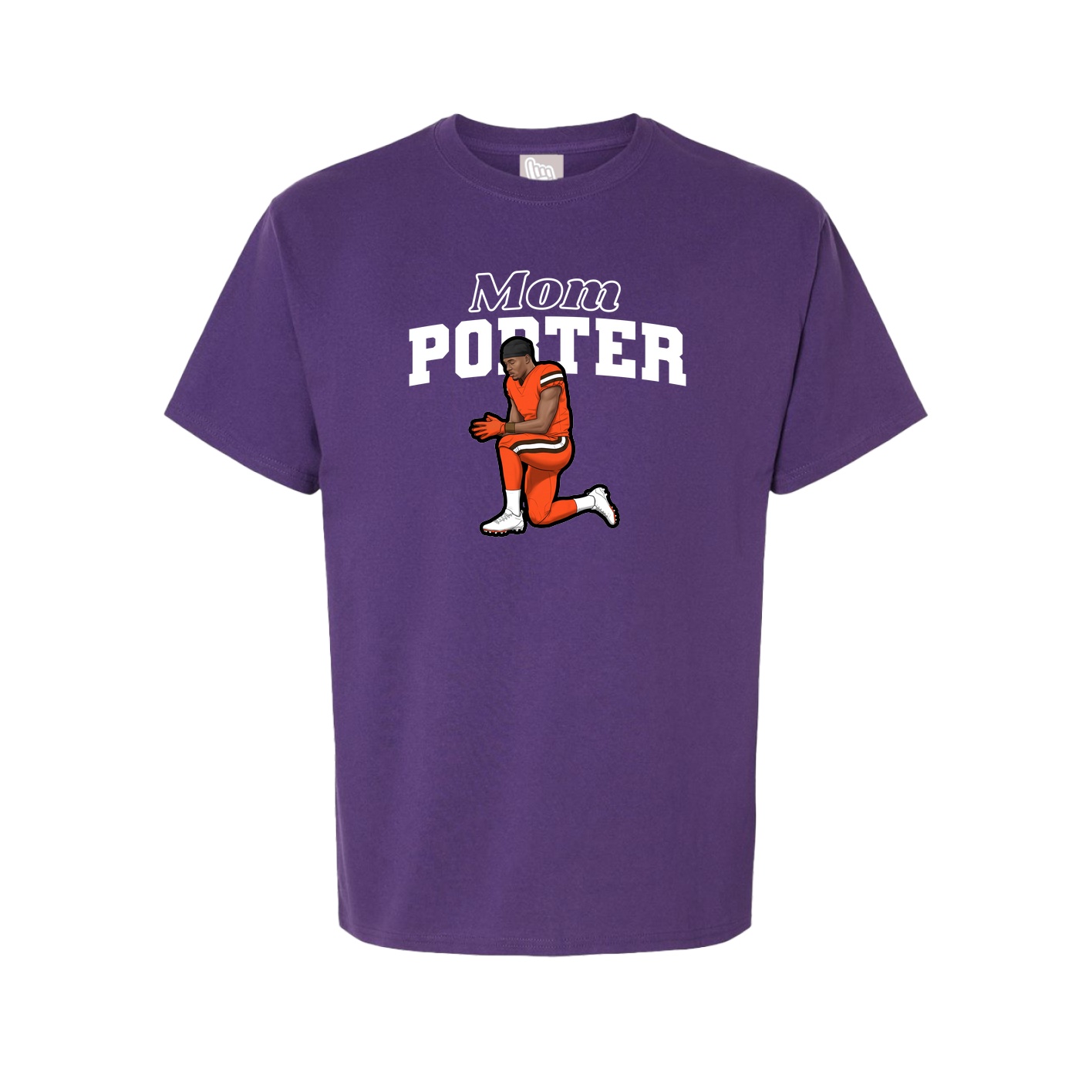 Youth Tee — Mothers Day Block in Purple