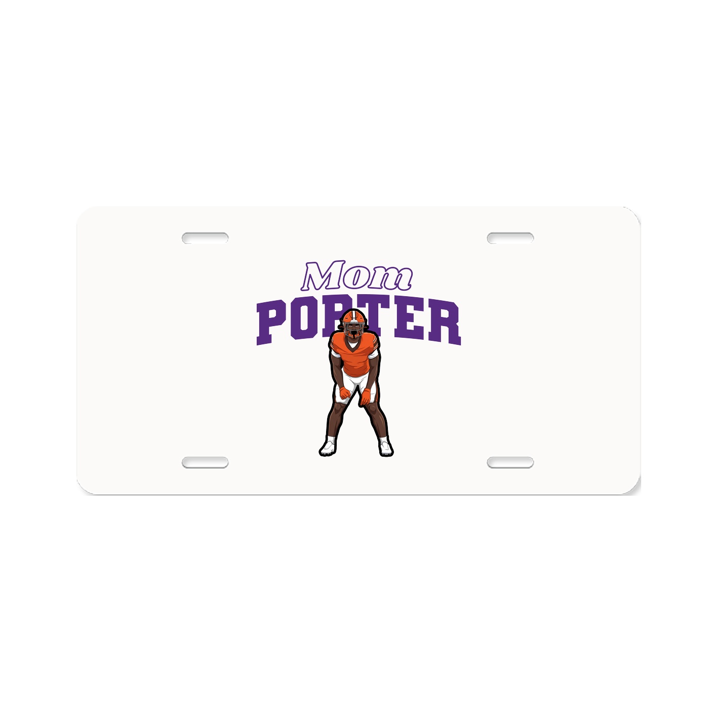 License Plate — Mothers Day Block in Classic