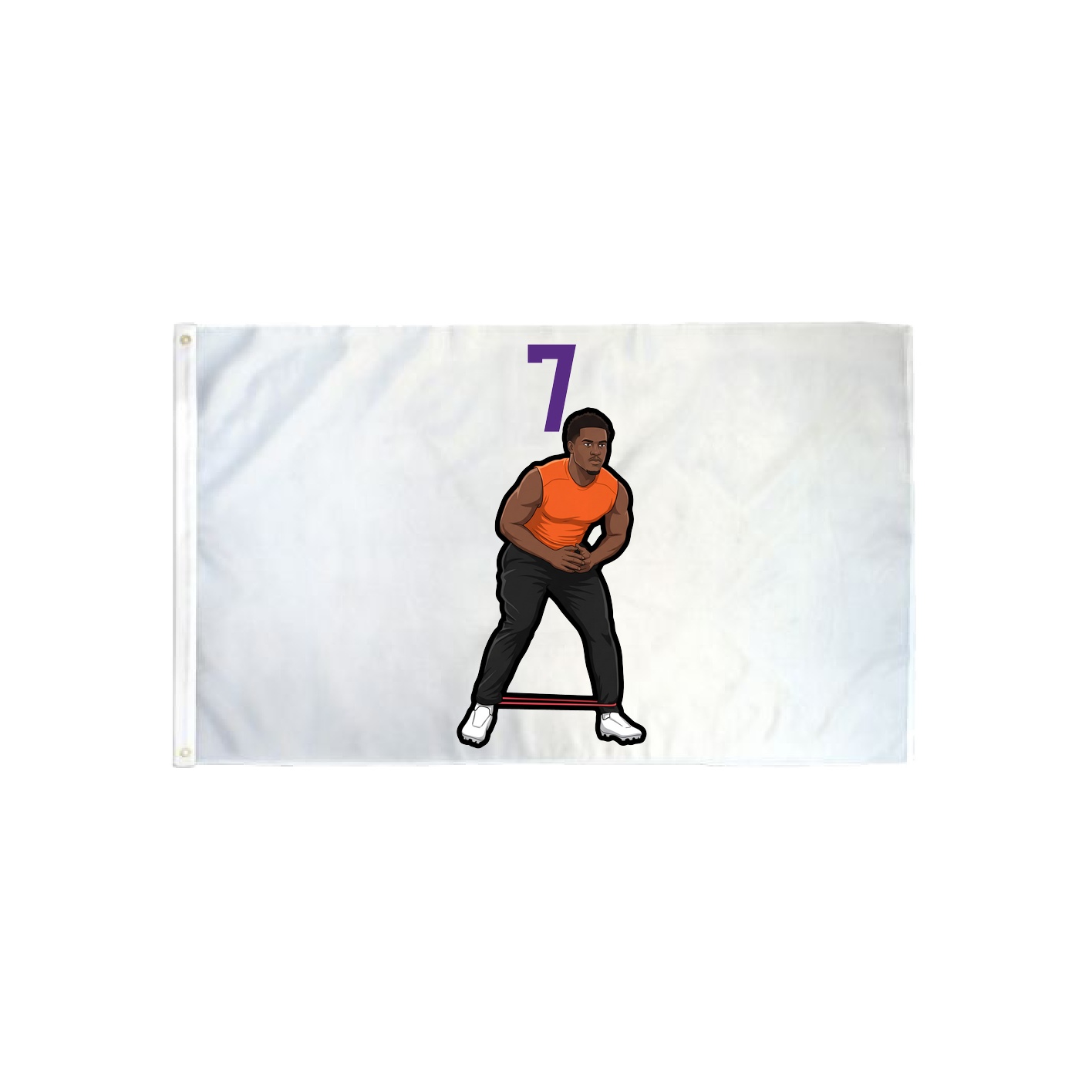 3x5 Flag — Number Top in Classic