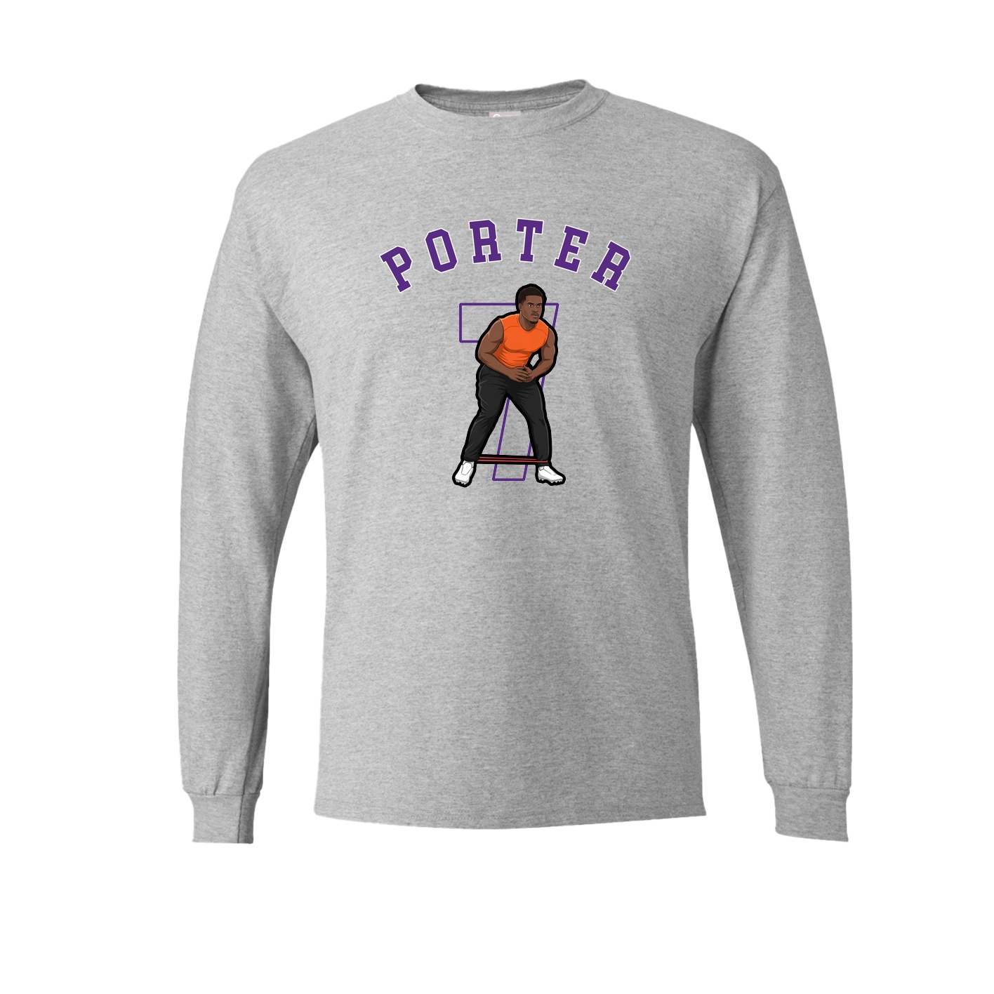 Long Sleeve Tee — Shirsey Arch in Grey