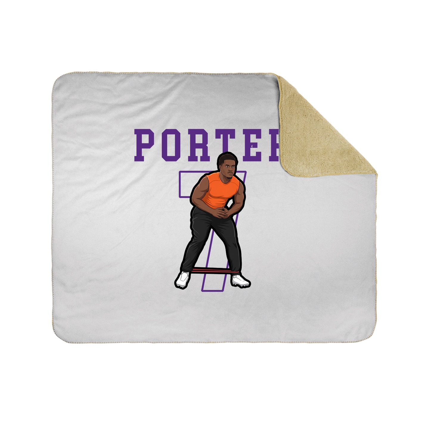 Throw Blanket — Shirsey in White