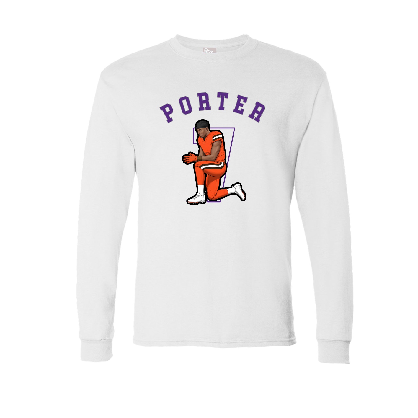 Long Sleeve Tee — Shirsey Arch in White