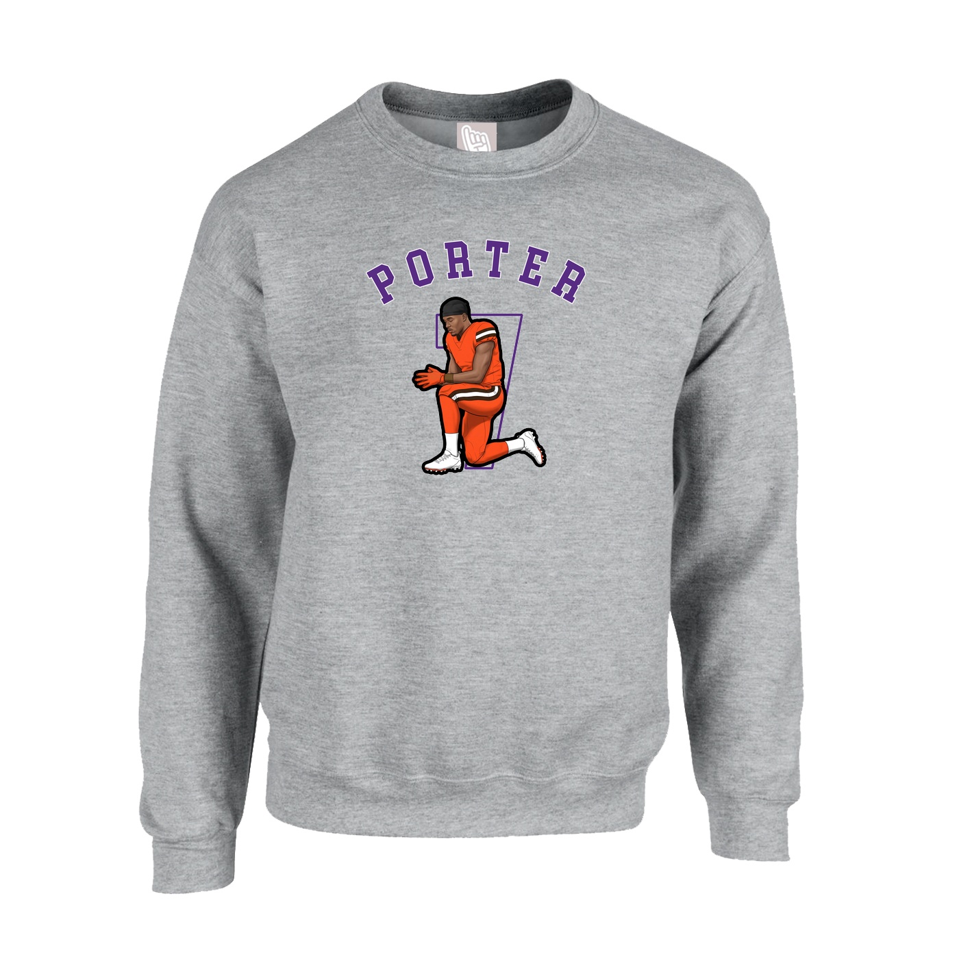 Fleece Crew — Shirsey Arch in Grey